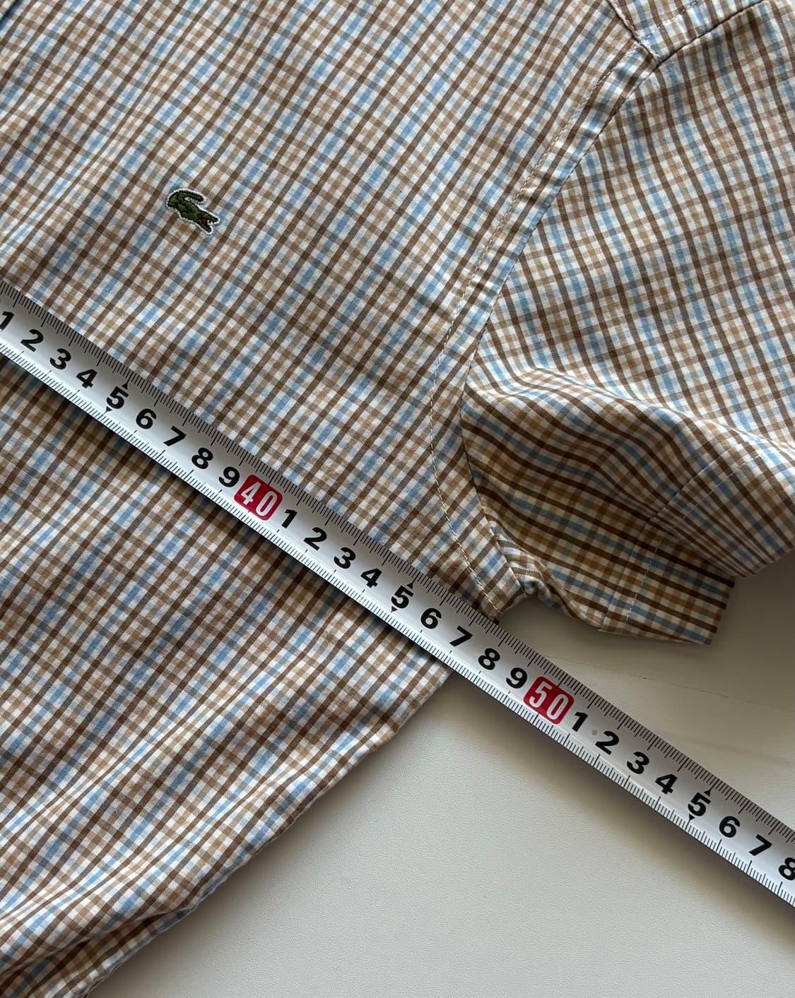 Lacoste 라코스테 깅엄 체크 셔츠 상품이미지6