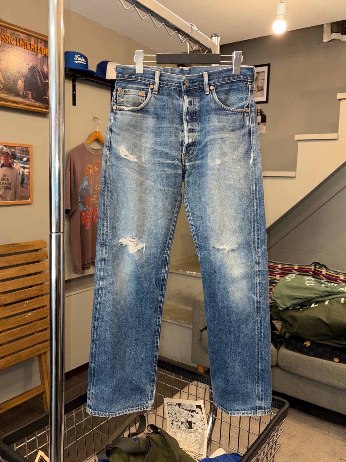90-00‘s Levi’s 503 J22 selvedge denim 상품이미지4