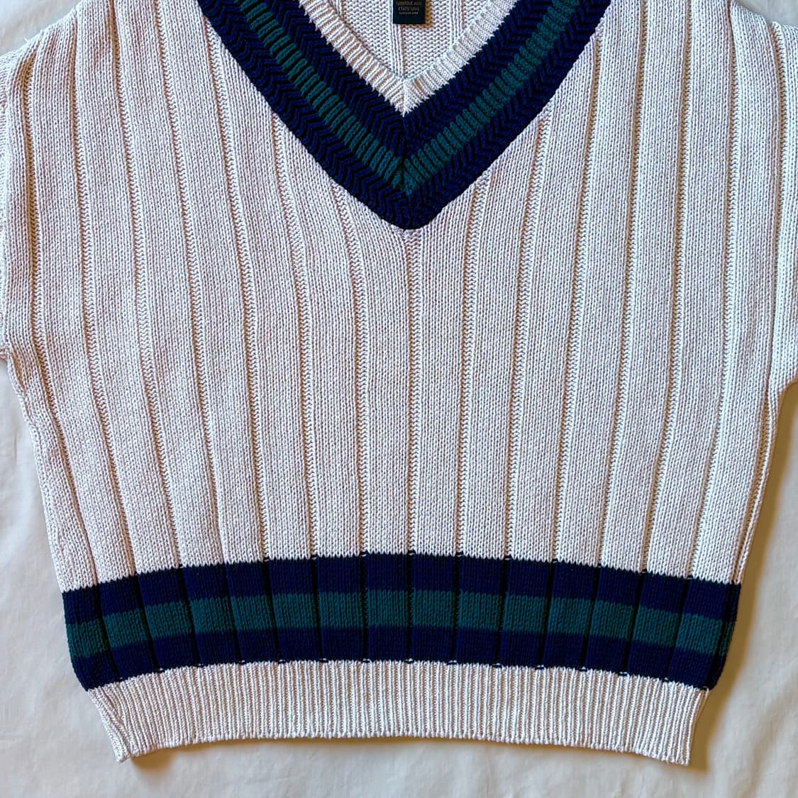 [108-112] 80s USA Eddie Bauer 코튼 크리켓 니트 상품이미지4