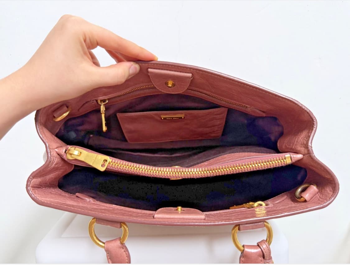 [정품] 미우미우 비텔로 샤인 투웨이백  상품이미지8