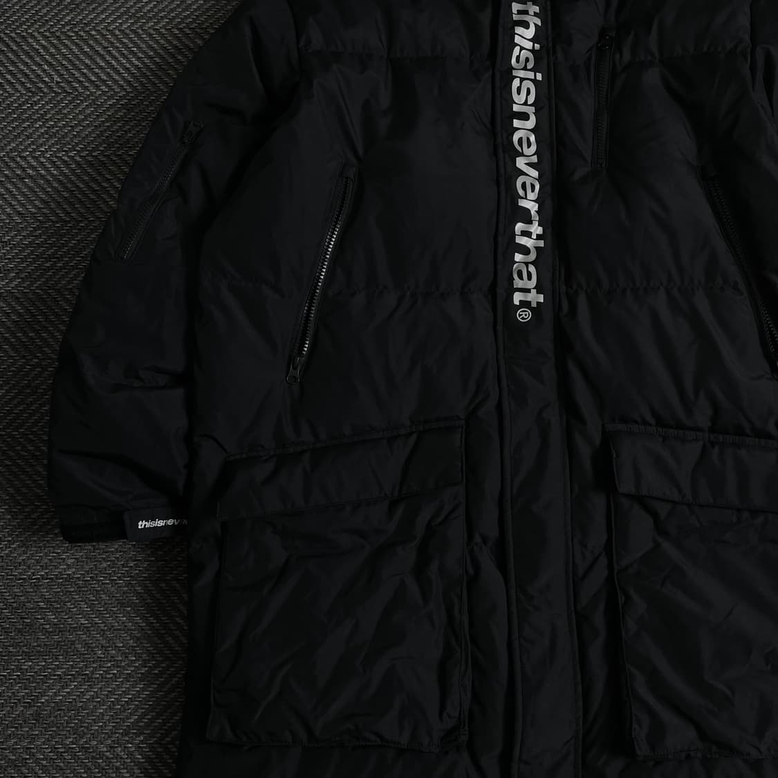 디스이즈네버댓 스펠아웃 빅로고 다운 롱패딩o 3676 상품이미지4