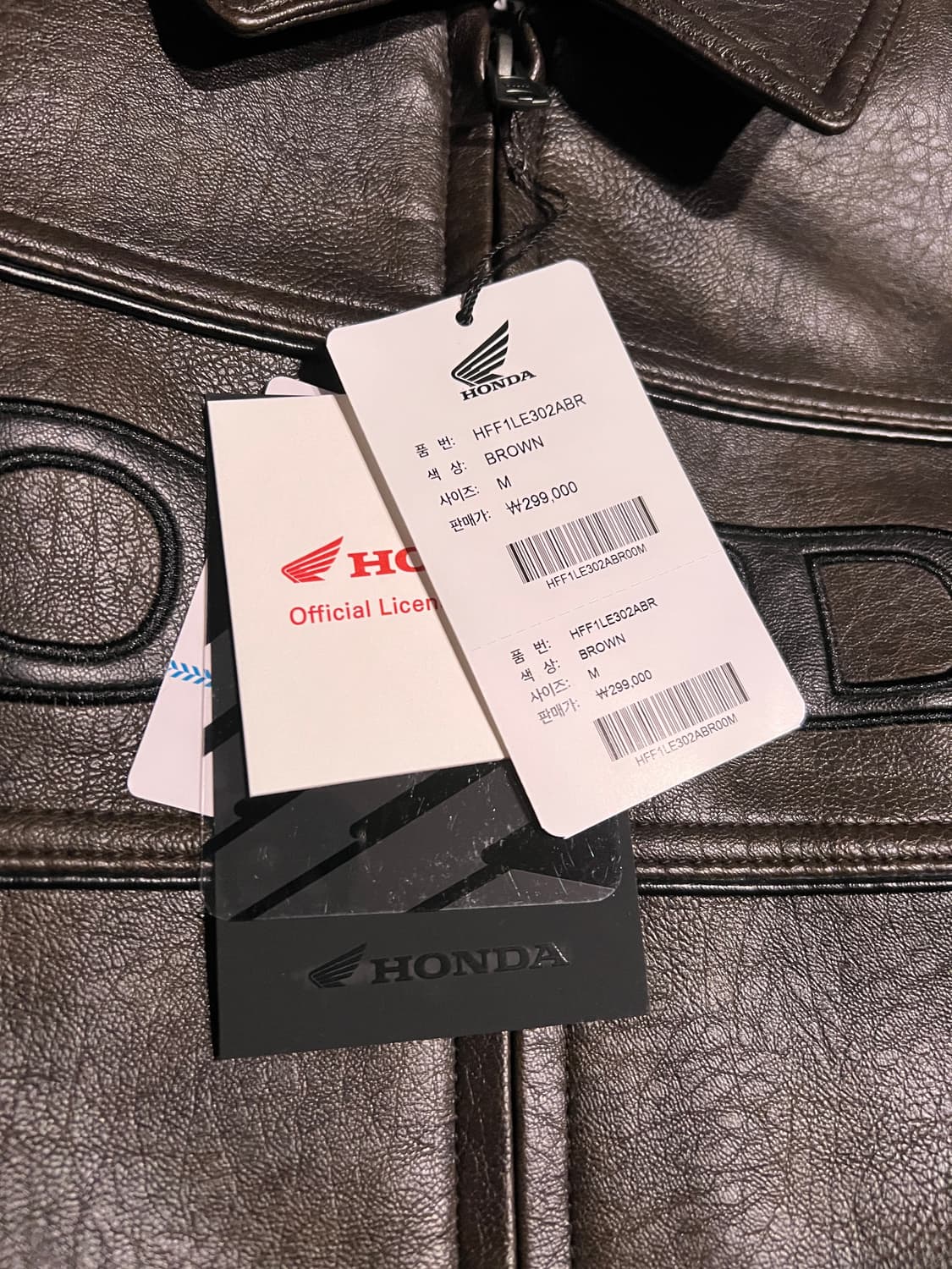 혼다x쿄카 레더 자켓 M사이즈 새상품 상품이미지4