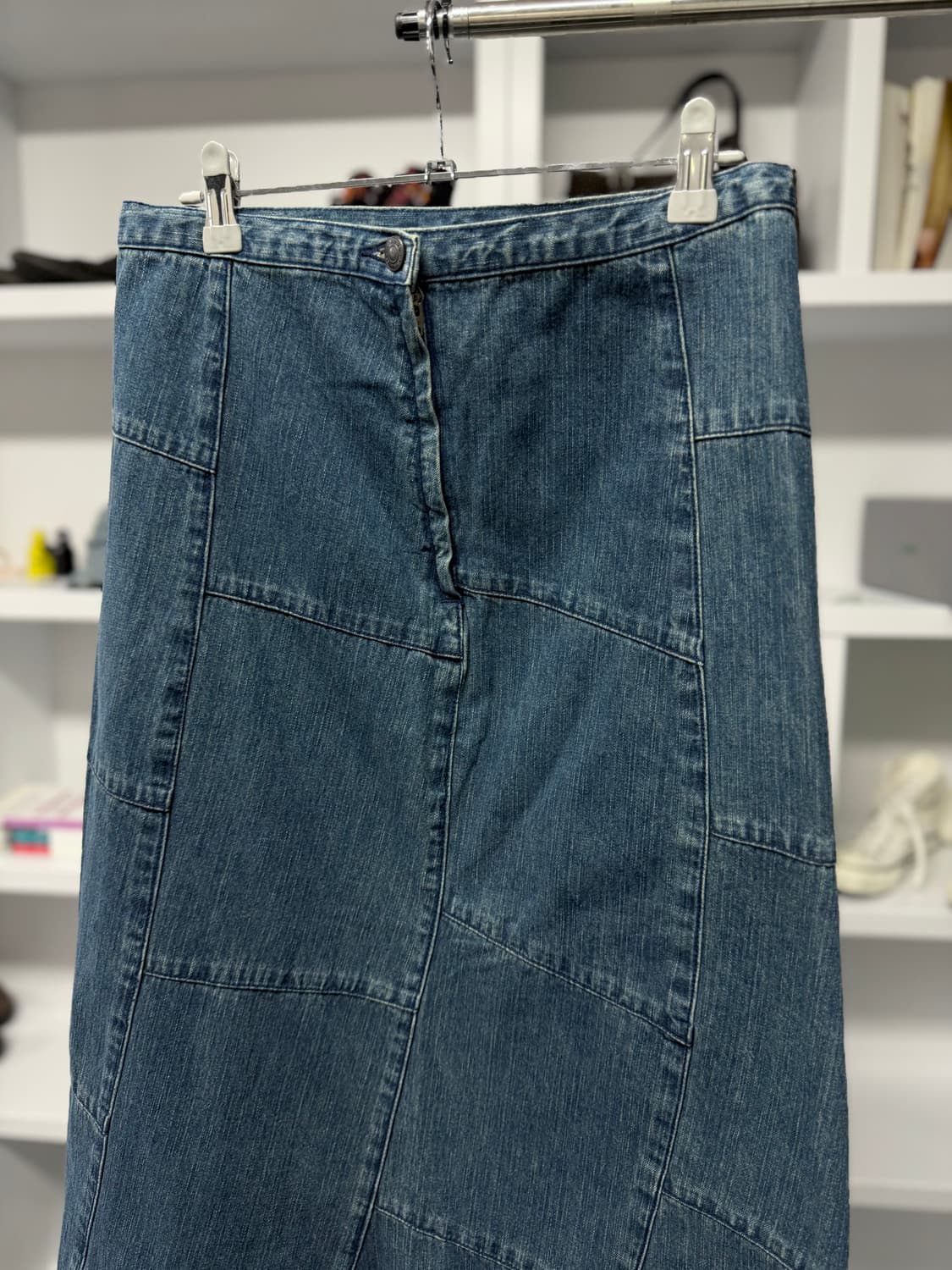 빈티지 패치워크 데님 스커트 상품이미지2