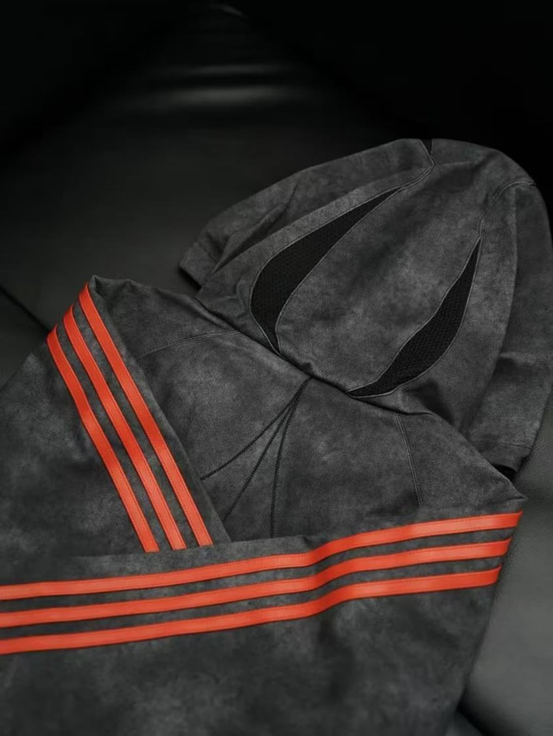 아디다스 x 떠그 클럽 팀가이스트 스웨트 후드 집업 나이트 인디고 L 상품이미지8