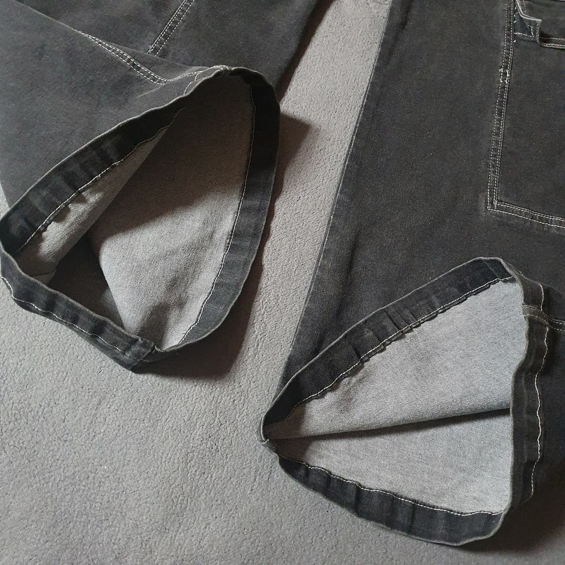 릭오웬스 점보 카고 데님 팬츠 L 상품이미지4