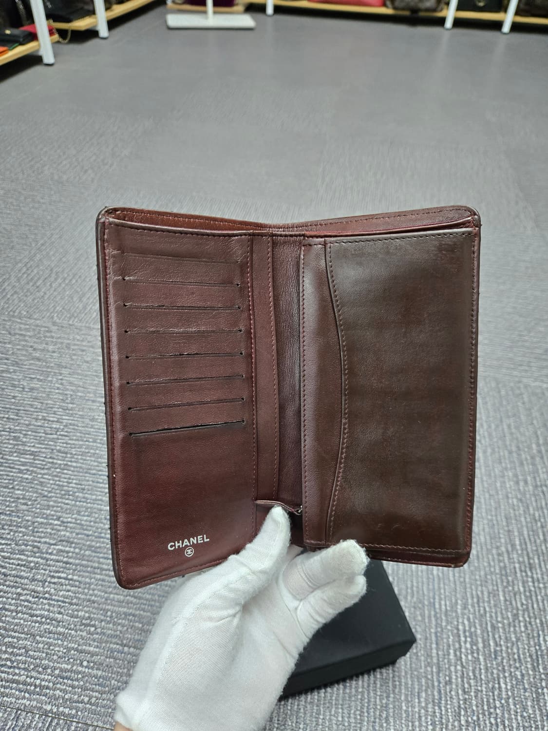 [특가][정품] 샤넬 램스킨 장지갑 상품이미지5