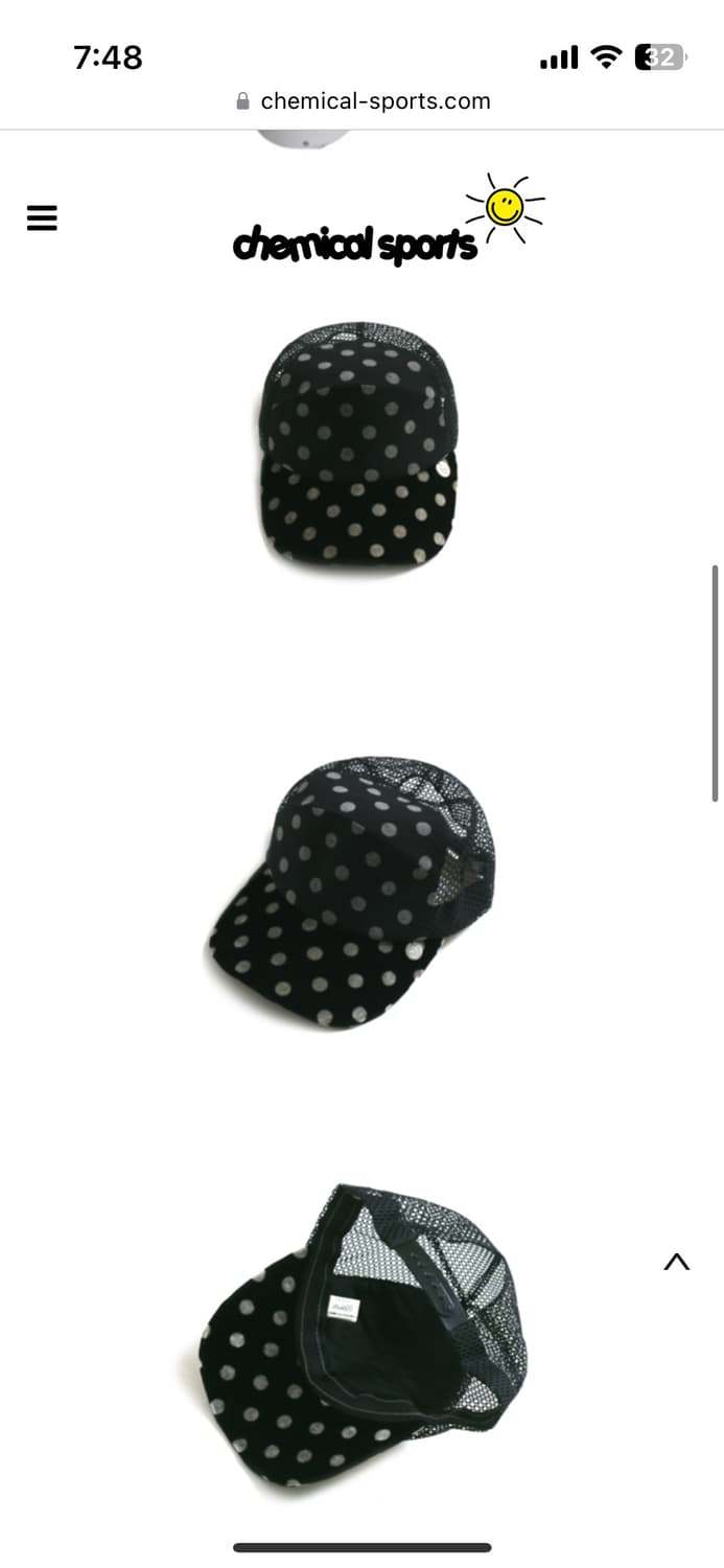 Comme Des Garçons Dot Mesh Cap 상품이미지3
