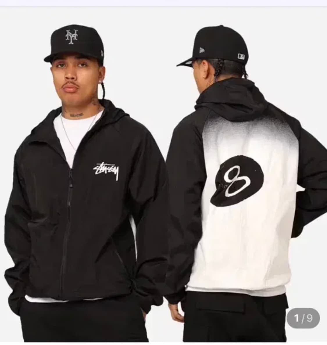 스투시 8볼 후드 바람막이 L 상품이미지1