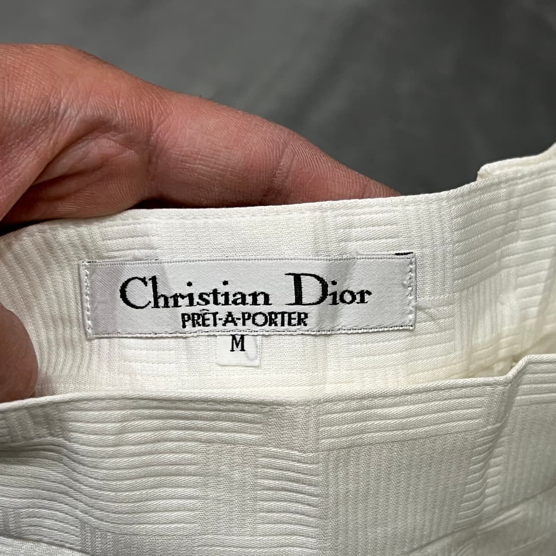  크리스찬디올 체크 미디 스커트 y15551 상품이미지6