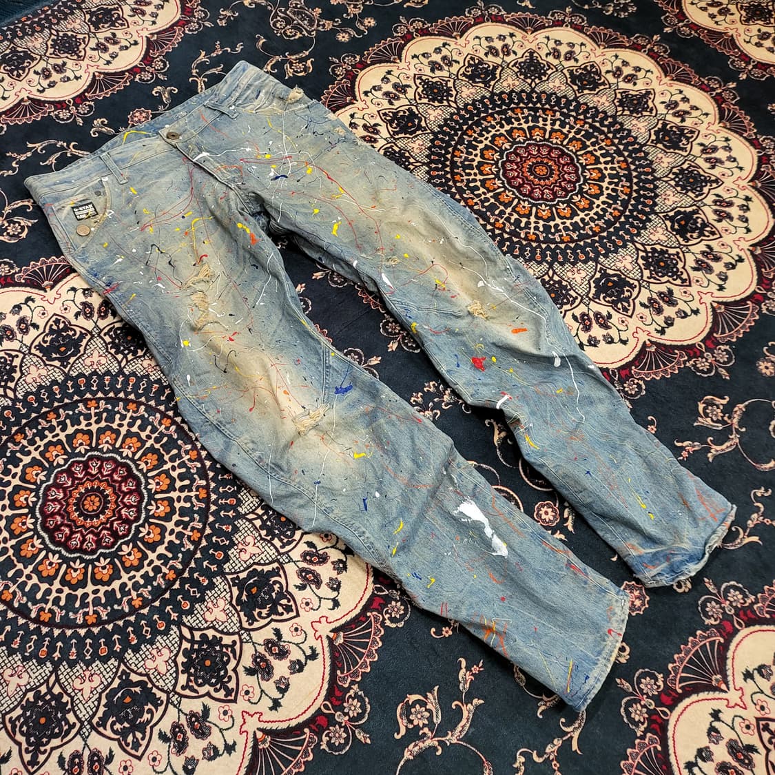 G-Star Raw 페인팅 청바지 (34) 상품이미지2