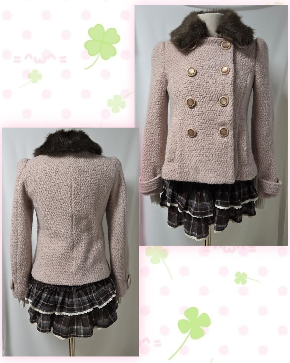 세실맥비 핑크 코트 상품이미지5