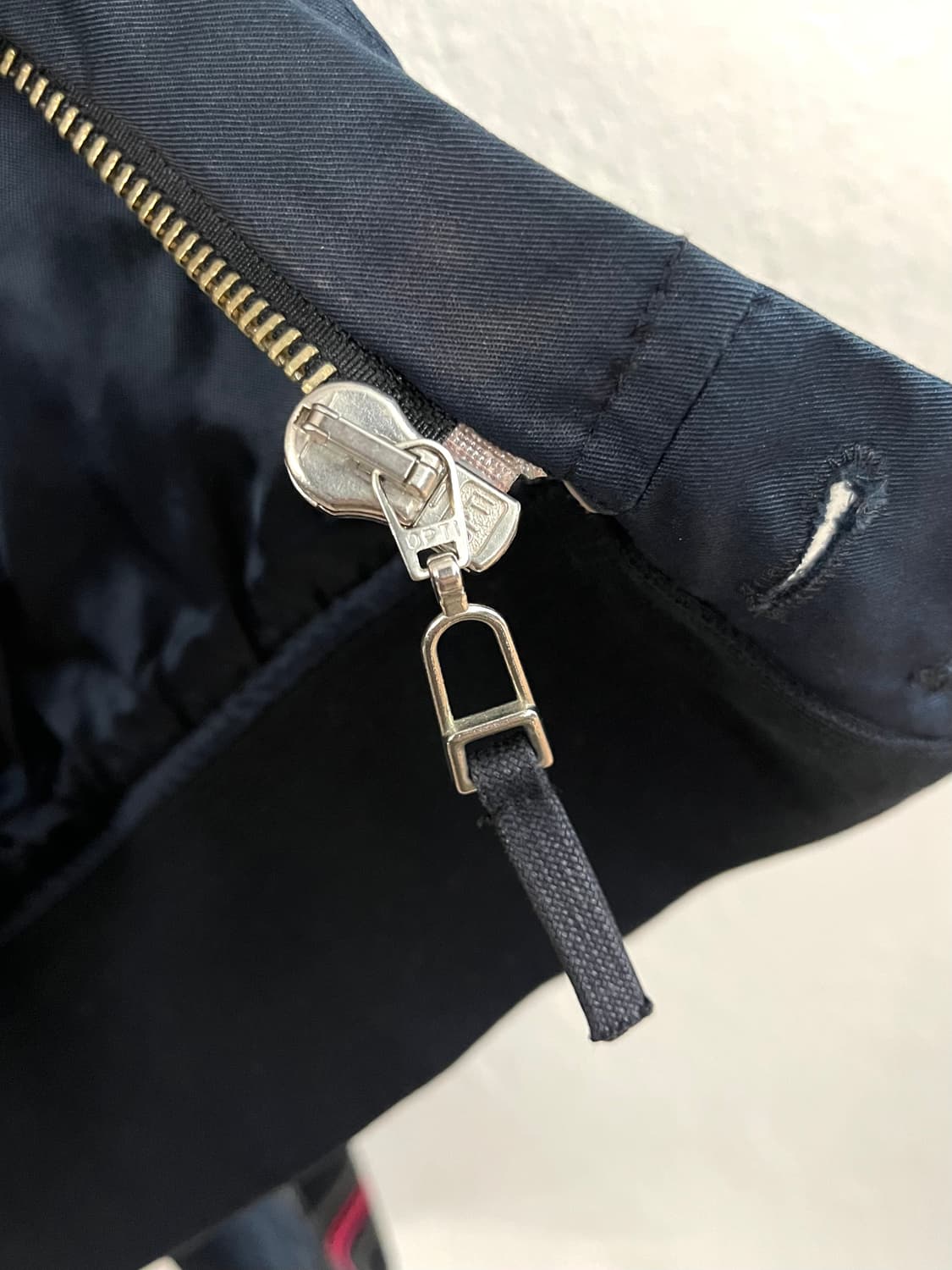 크리스 반 아쉐 2007 멀티 지퍼 코튼 블루종 자켓 상품이미지6