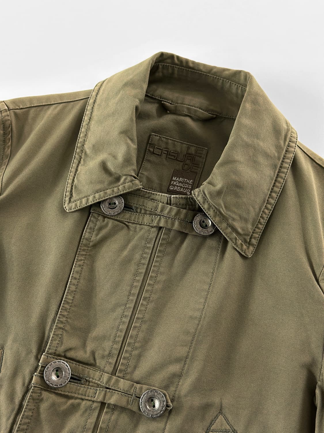 90~00s 마리떼 프랑소와 저버 더블 버튼 디테일 자켓 상품이미지4