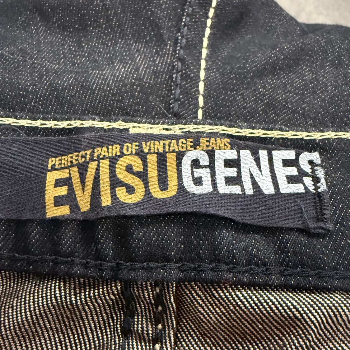 [정품/34] 에비수 EVISU 청반바지 블랙 데님 c1 상품이미지4