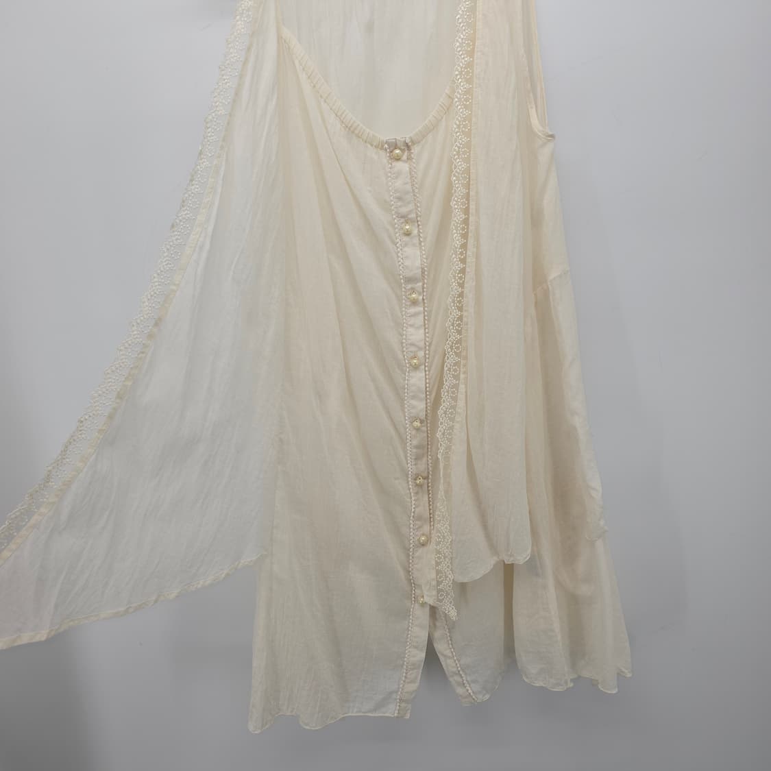 일본 빈티지 레이스 레이어드 원피스 / 내추럴 감성 상품이미지4