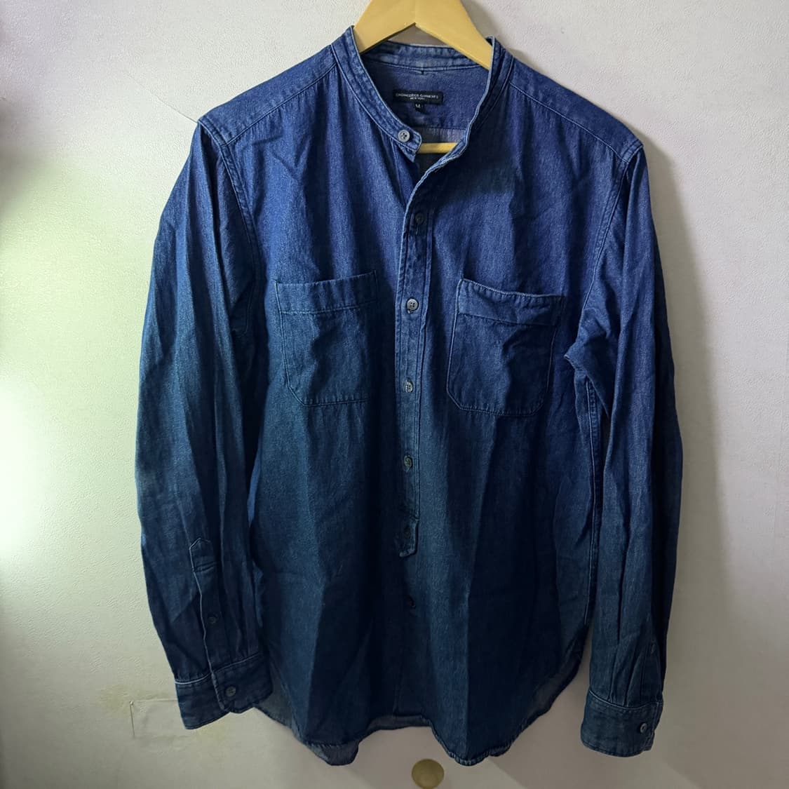 엔지니어드가먼츠 투포켓 데님 셔츠 M (남성 슬림 105) 상품이미지6