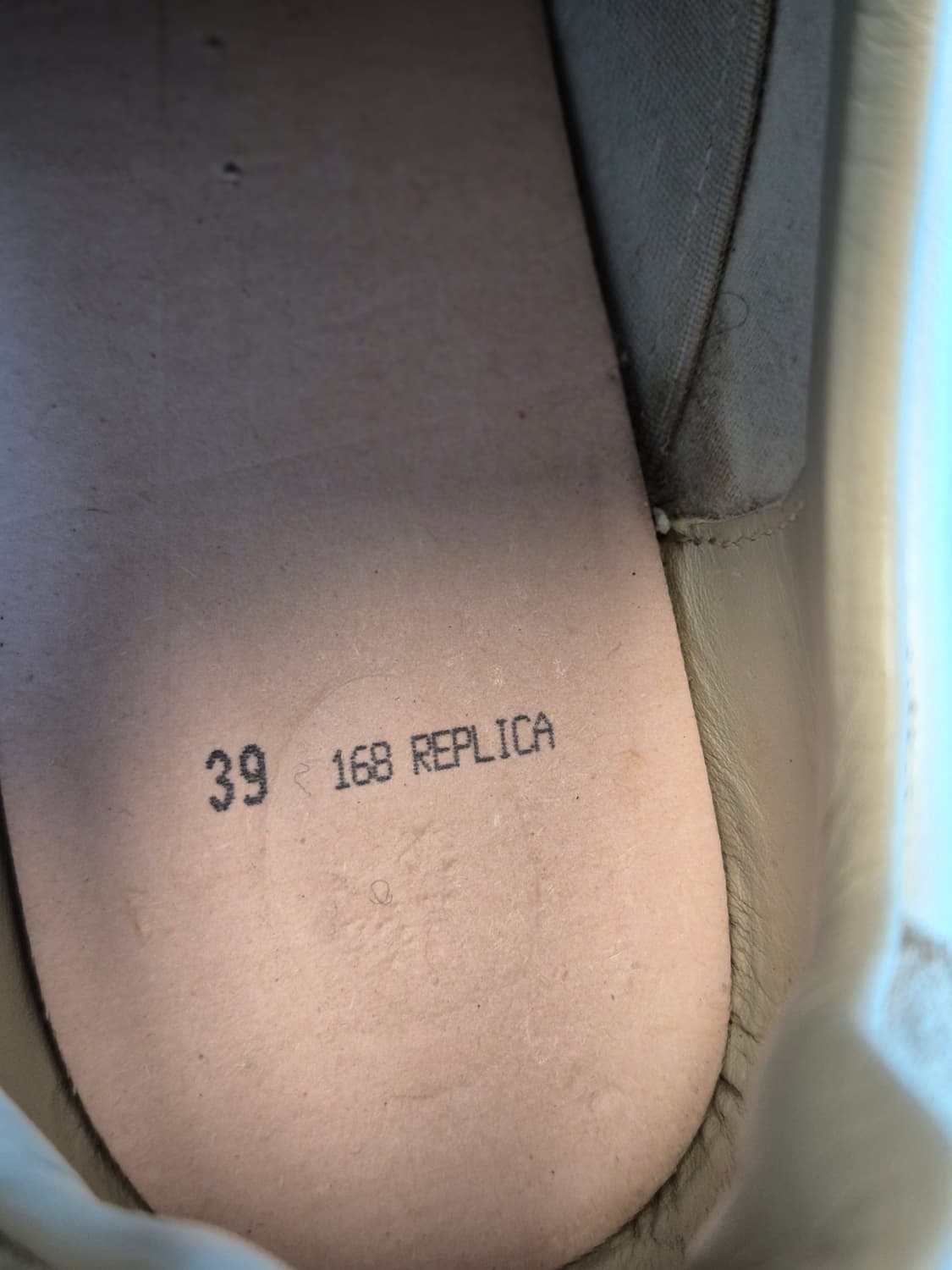 실착용3회 250-255(39)정품 메종마르지엘라독일군  상품이미지6