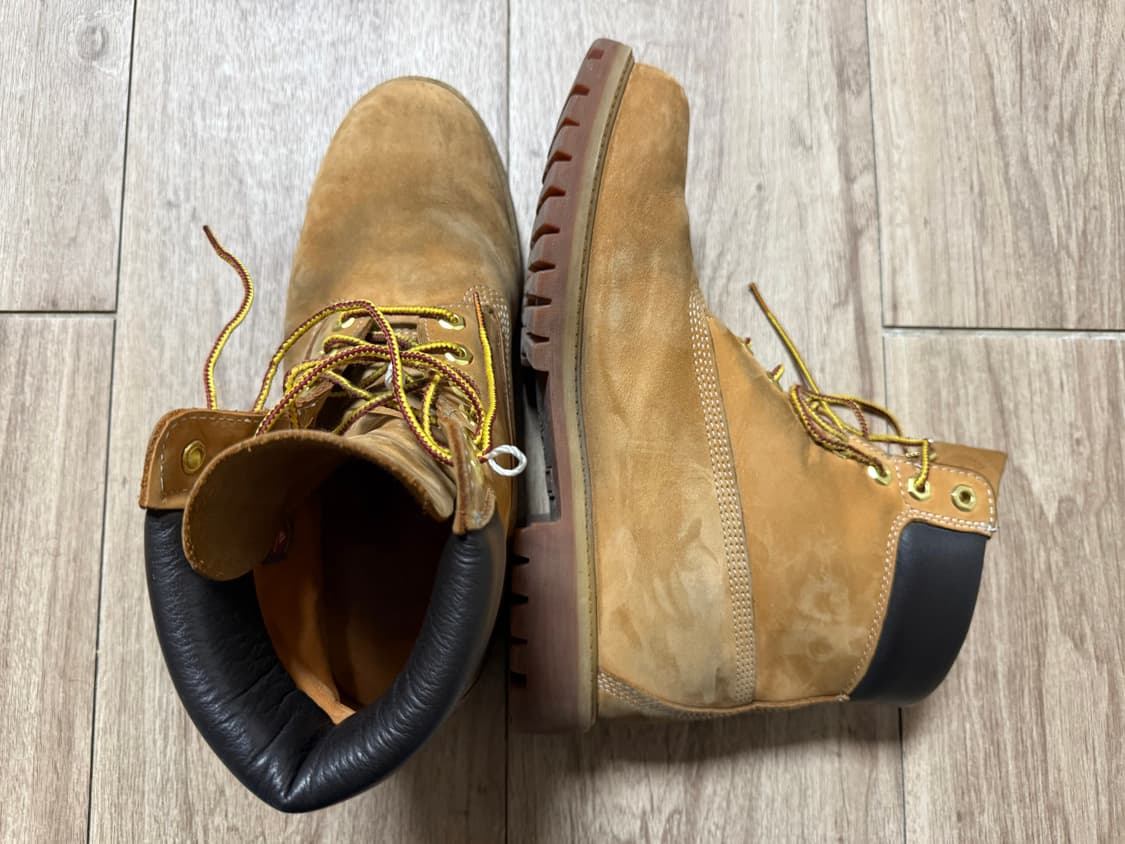 팀버랜드 프리미엄 6인치 워터프루프 부츠 위트 누벅 - 와이드 275 상품이미지2