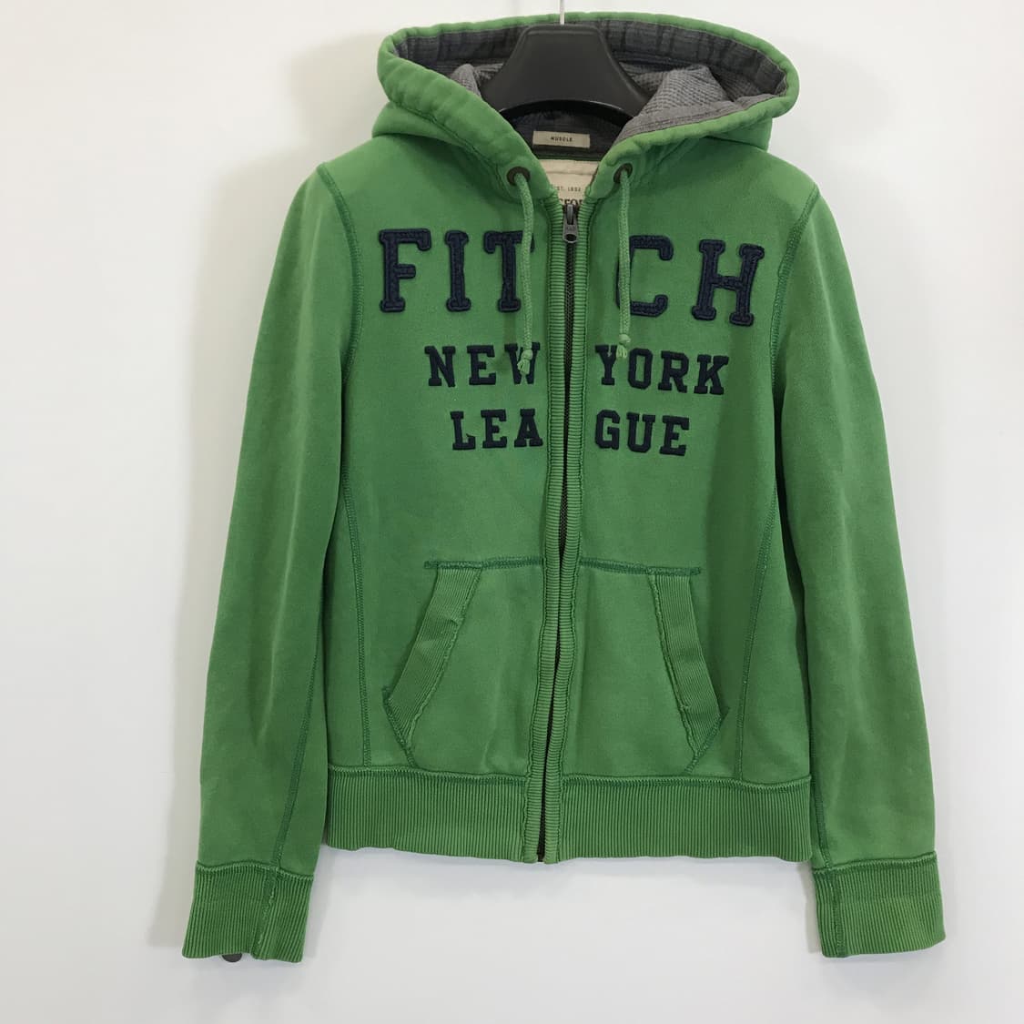 아베크롬비 Y2K 그린 빈티지 후드집업 [S] 상품이미지1