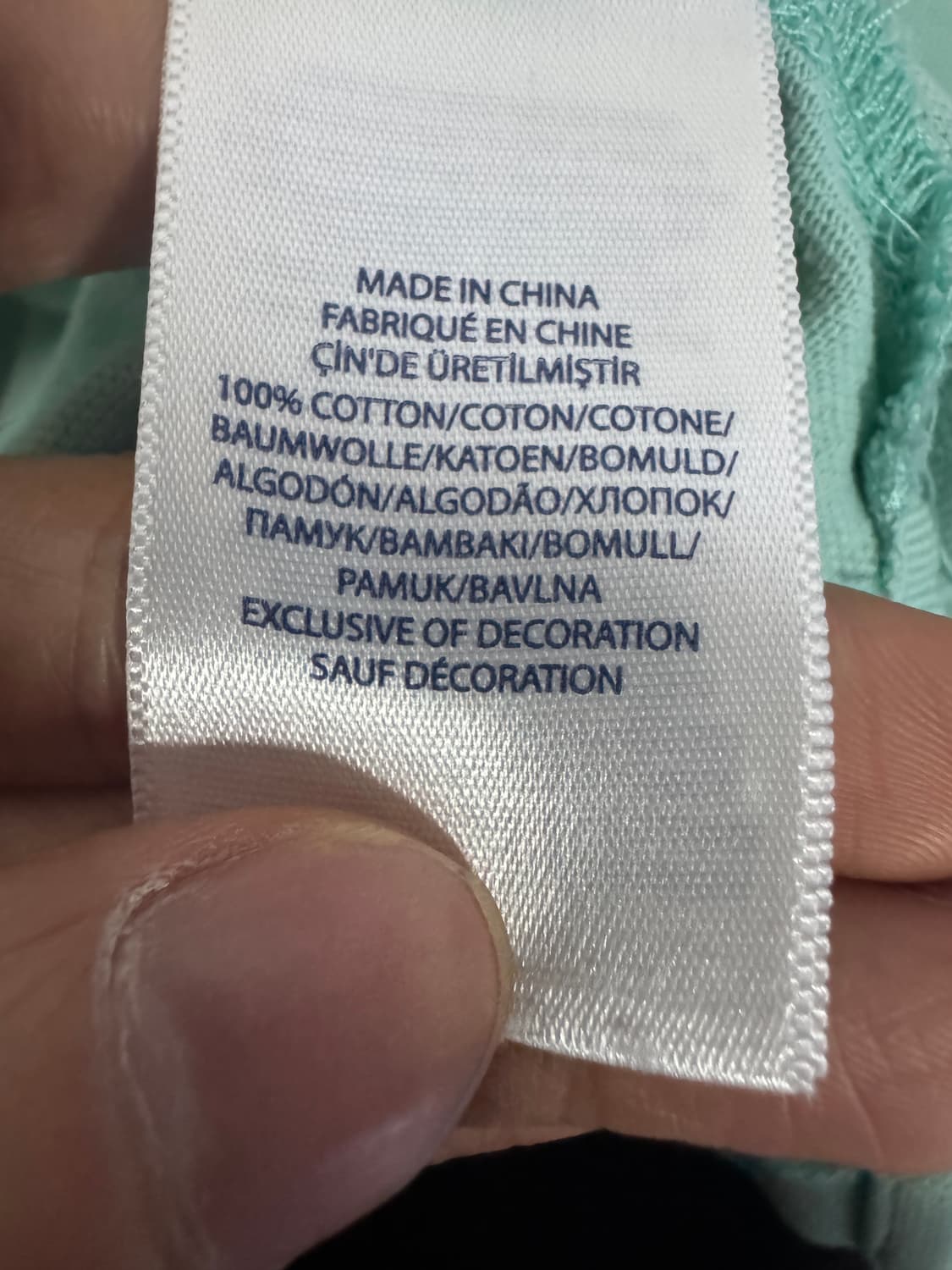 여성 폴로 랄프로렌 PK 반팔 카라 티셔츠 Xs 키즈 민트 상품이미지6