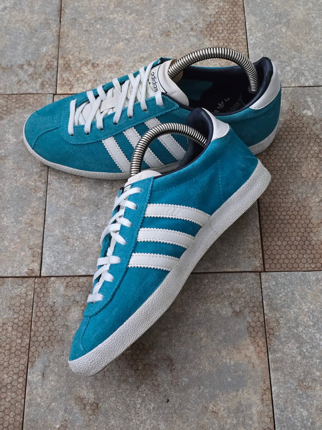 (220)아디다스 빈티지 가젤 아쿠아 블루  상품이미지5