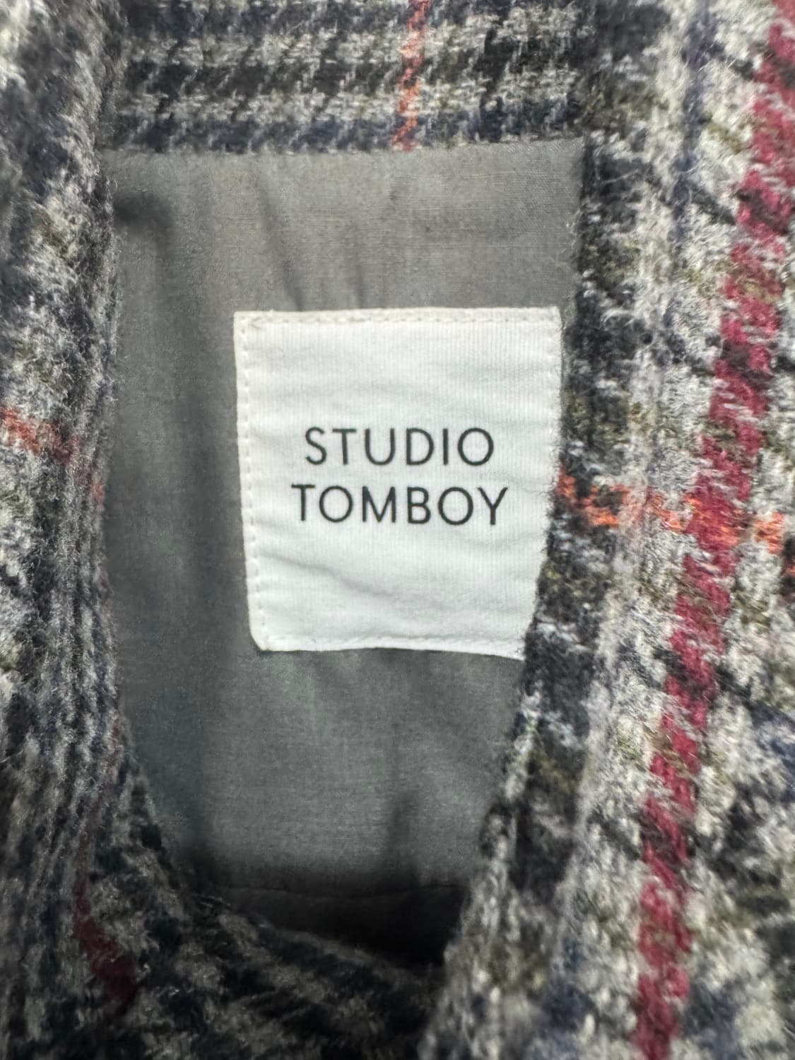 스튜디오톰보이 체크 오버핏 자켓 XL 상품이미지7