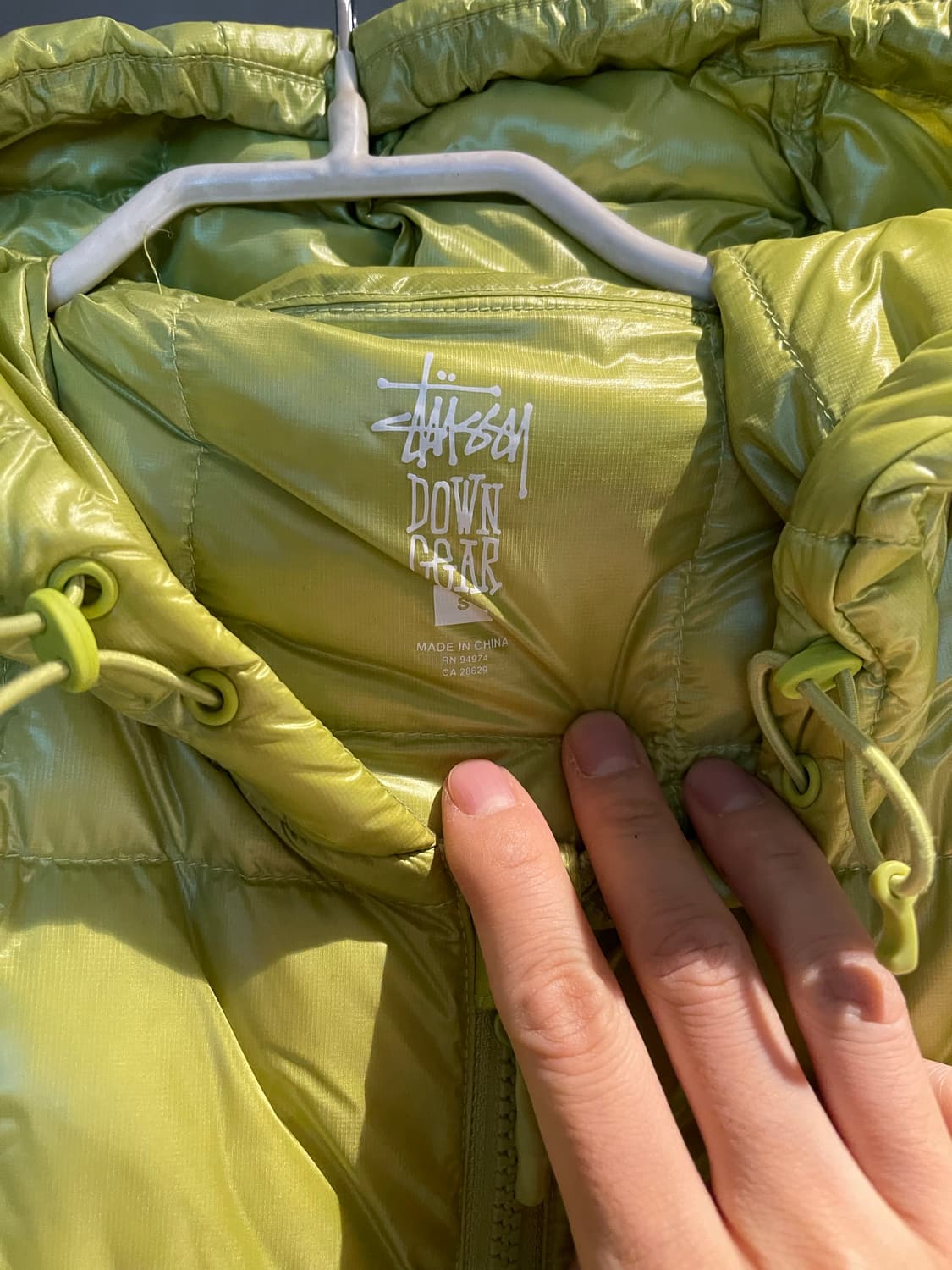 스투시 미드웨이트 후드패딩 상품이미지3