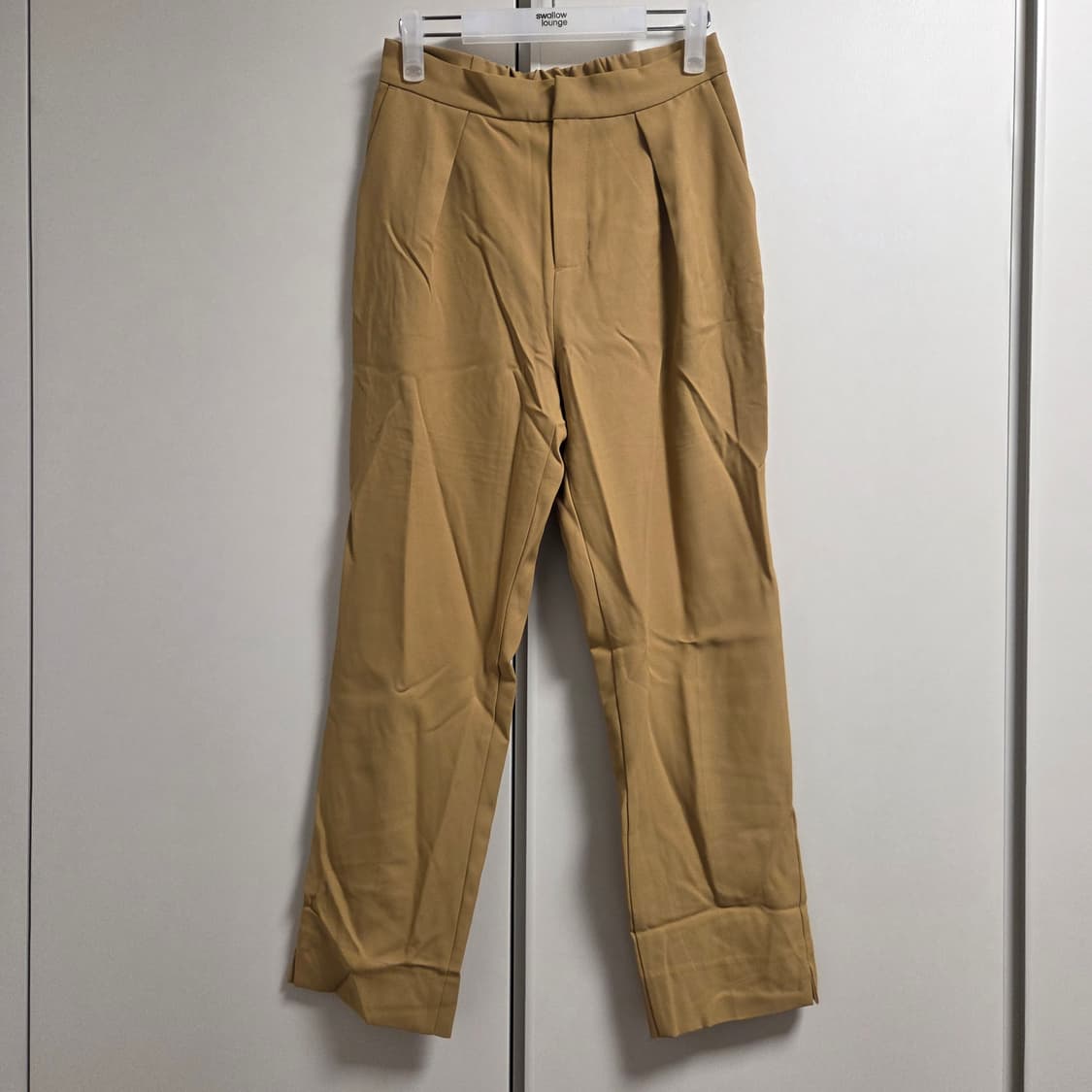 Beams 빔즈 여성 밴딩 슬랙스 팬츠 S-M 상품이미지1