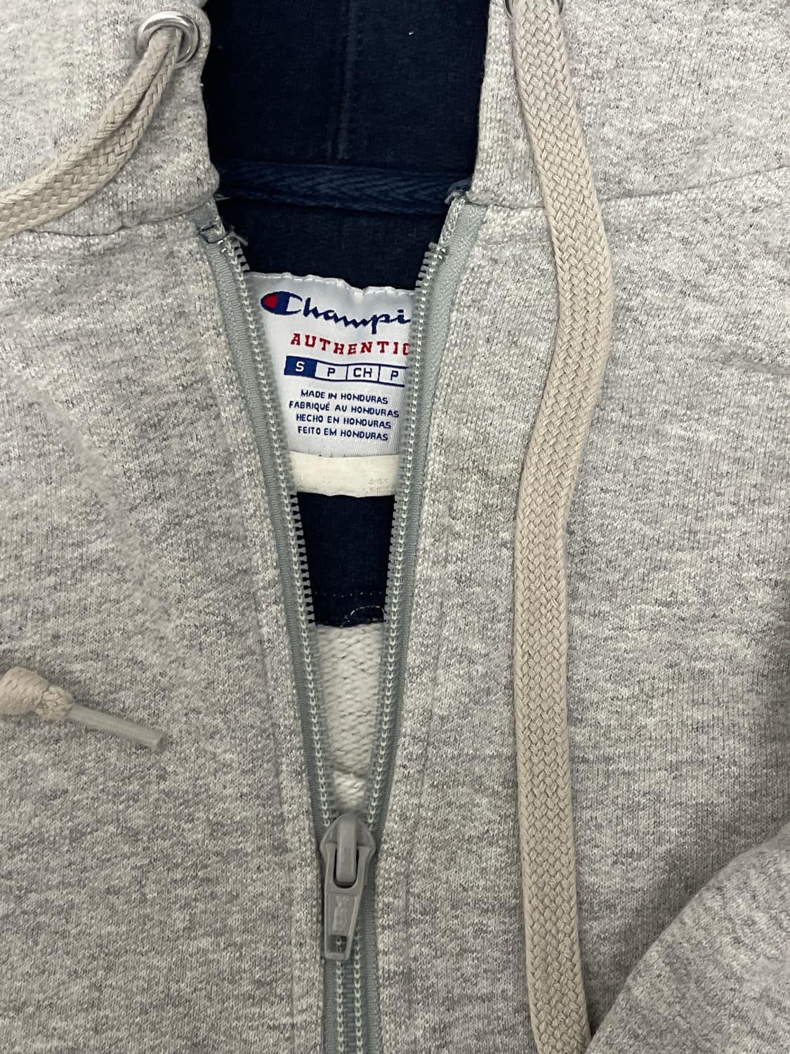 챔피온 회색 후드집업 S 상품이미지2