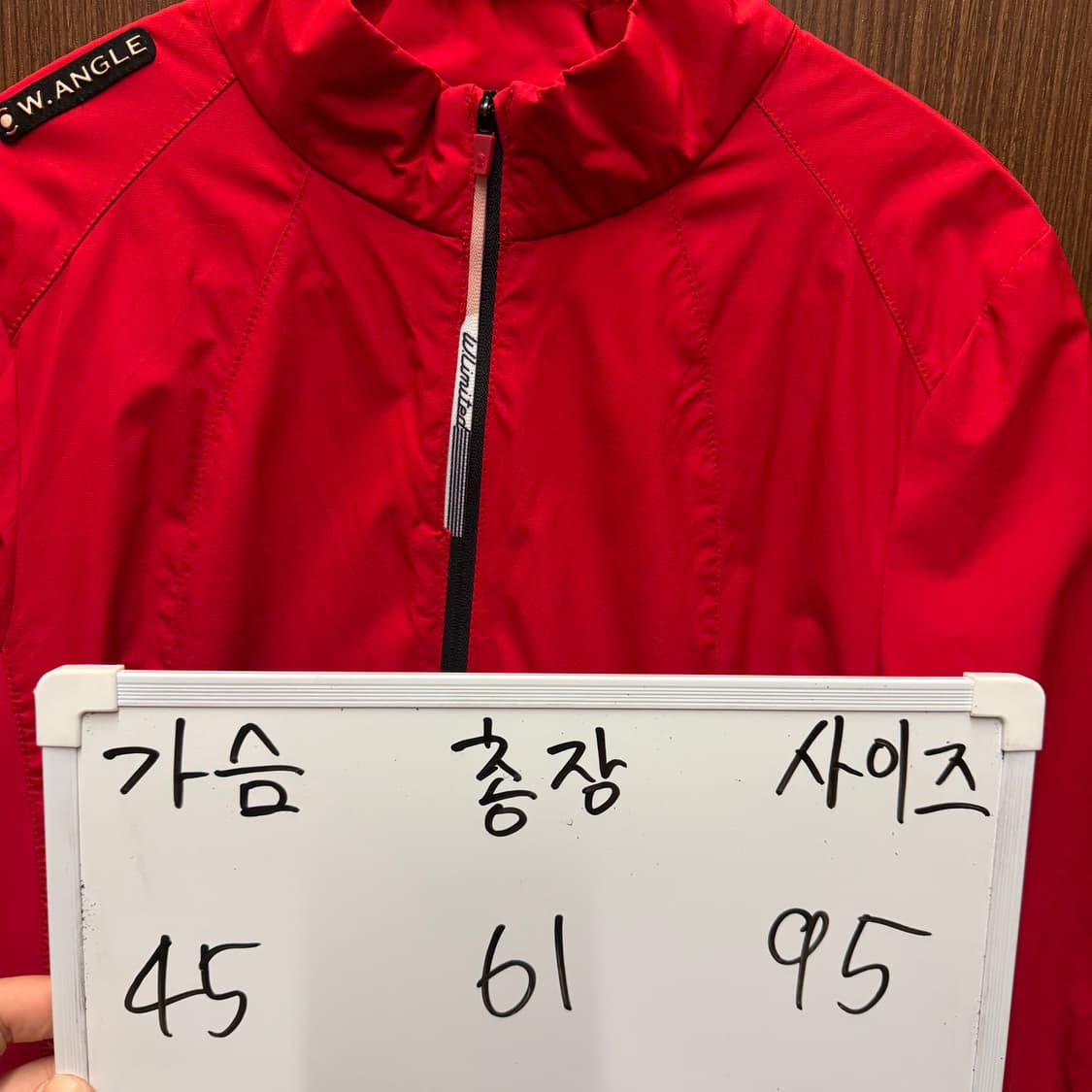 와이드앵글 바람막이 점퍼  상품이미지4