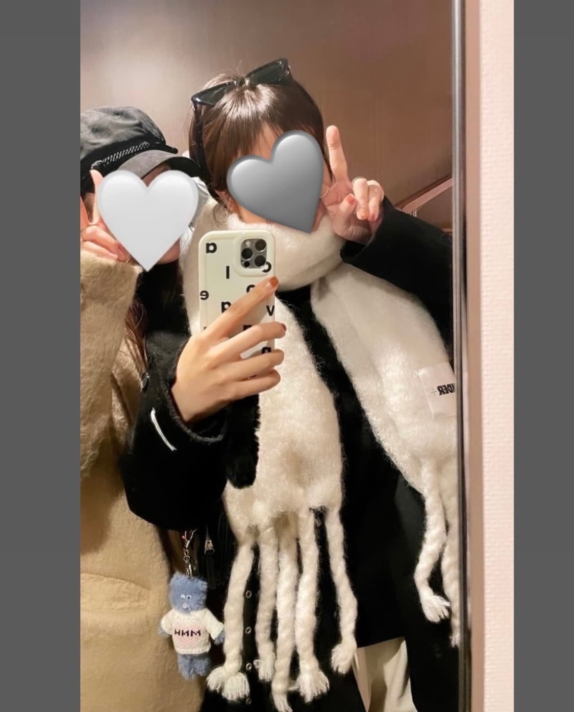 질샌더 모헤어 머플러 J40TE0118J40041100 상품이미지8