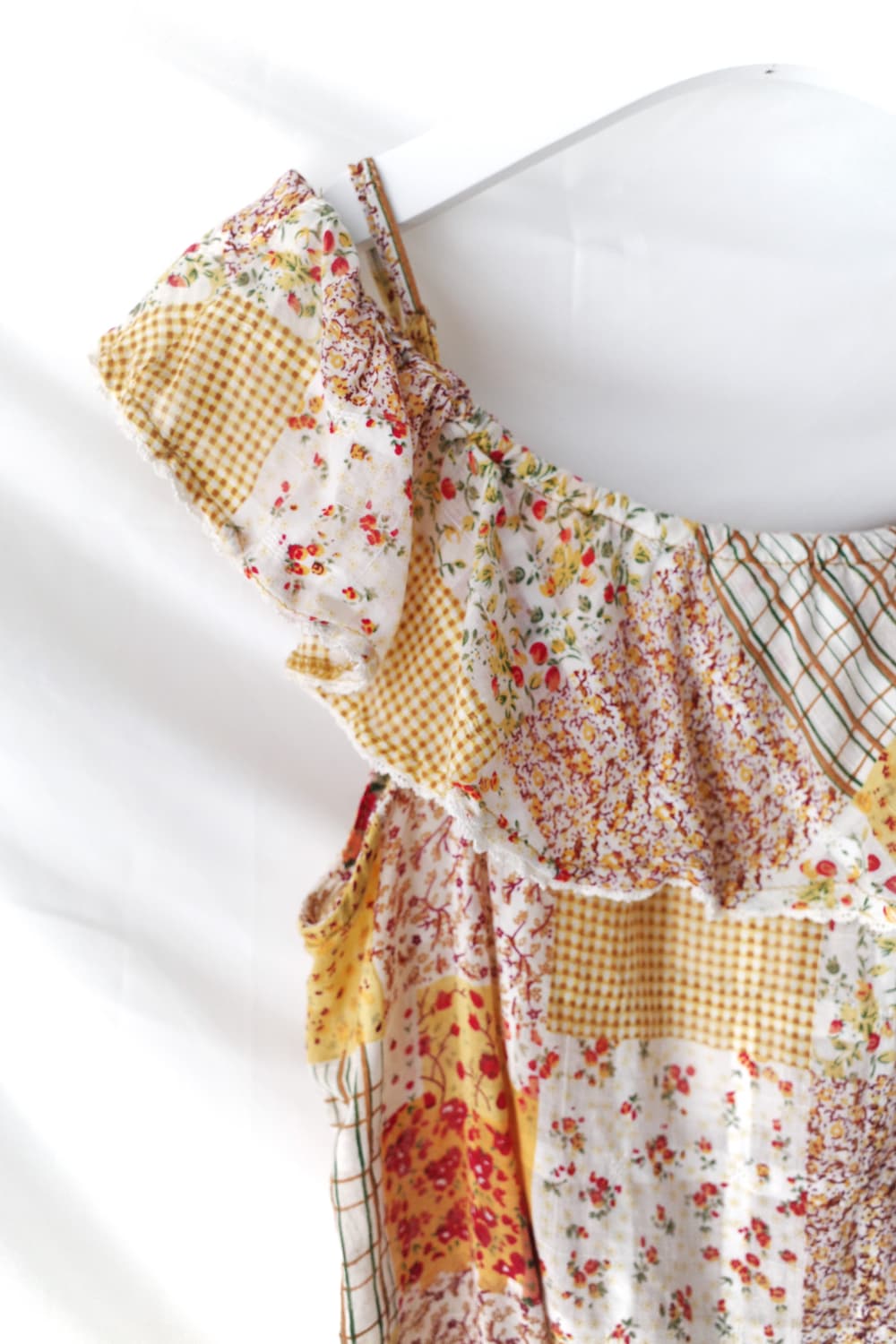 flower off shoulder T 상품이미지3
