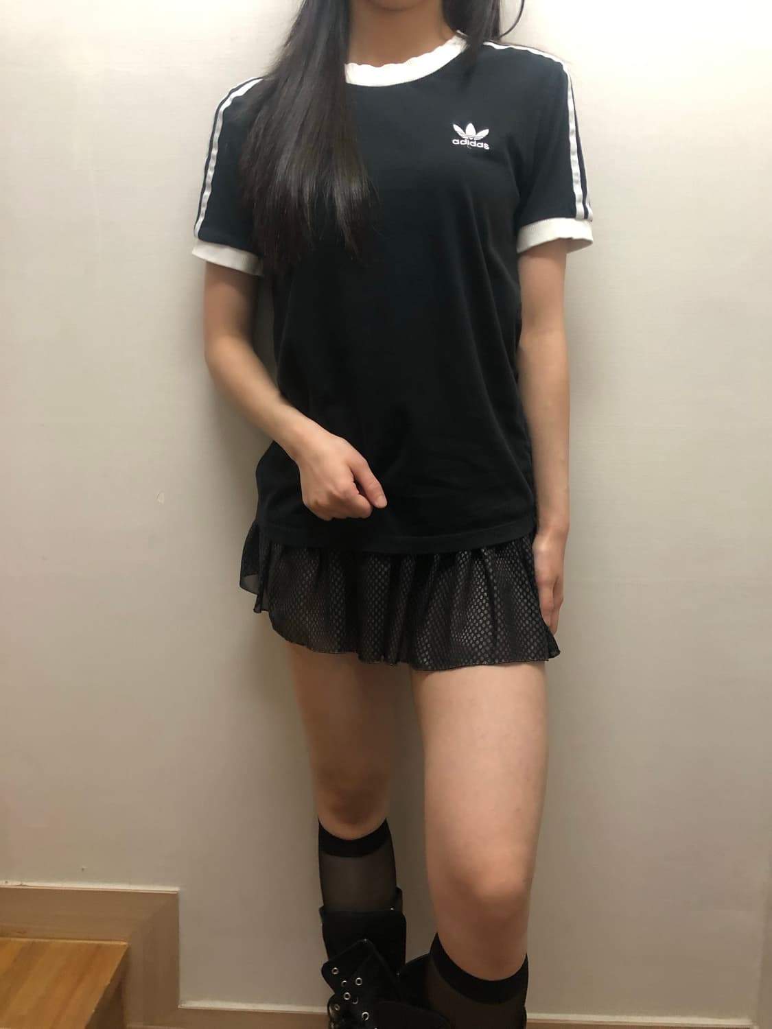 빈티지 아디다스 블랙 파이어버드 티셔츠 상품이미지4