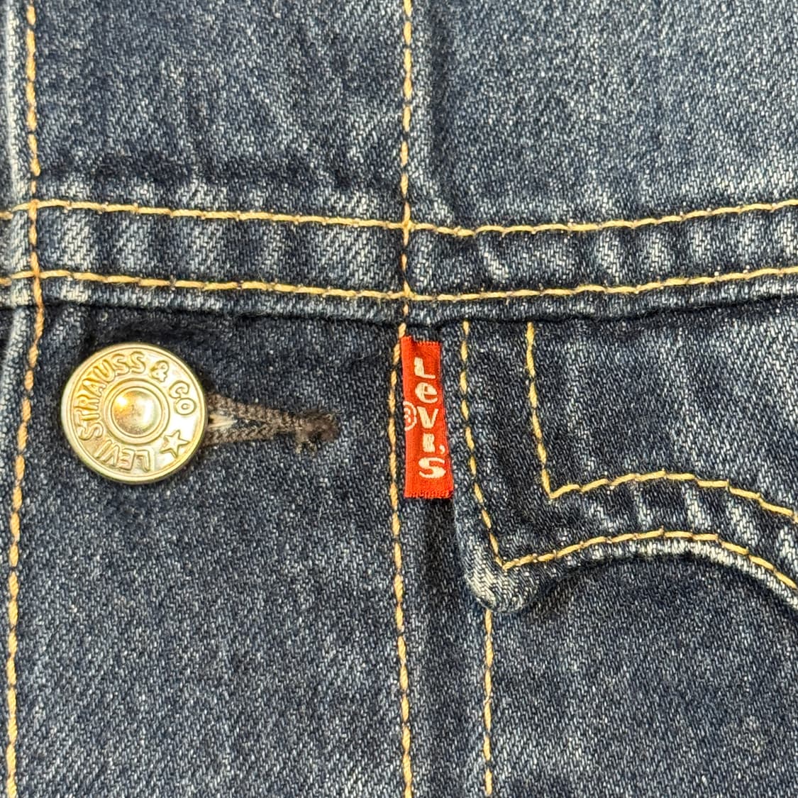 S) 리바이스 아이코닉 데님자켓 TYPE 1 진청 데님 청자켓 상품이미지4