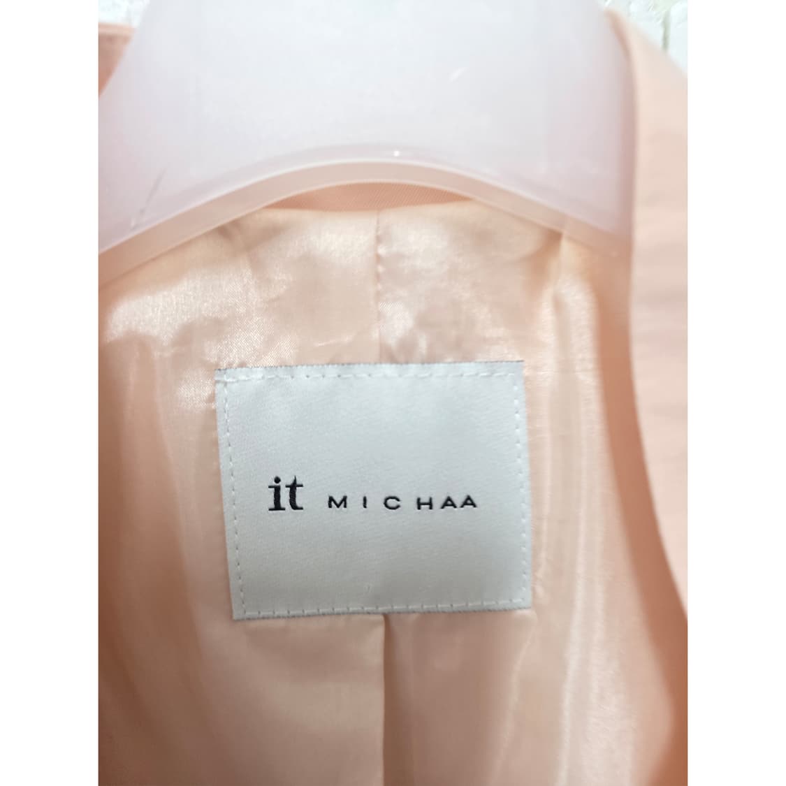 잇미샤 핑크 트렌치 코트 M fdf 상품이미지2