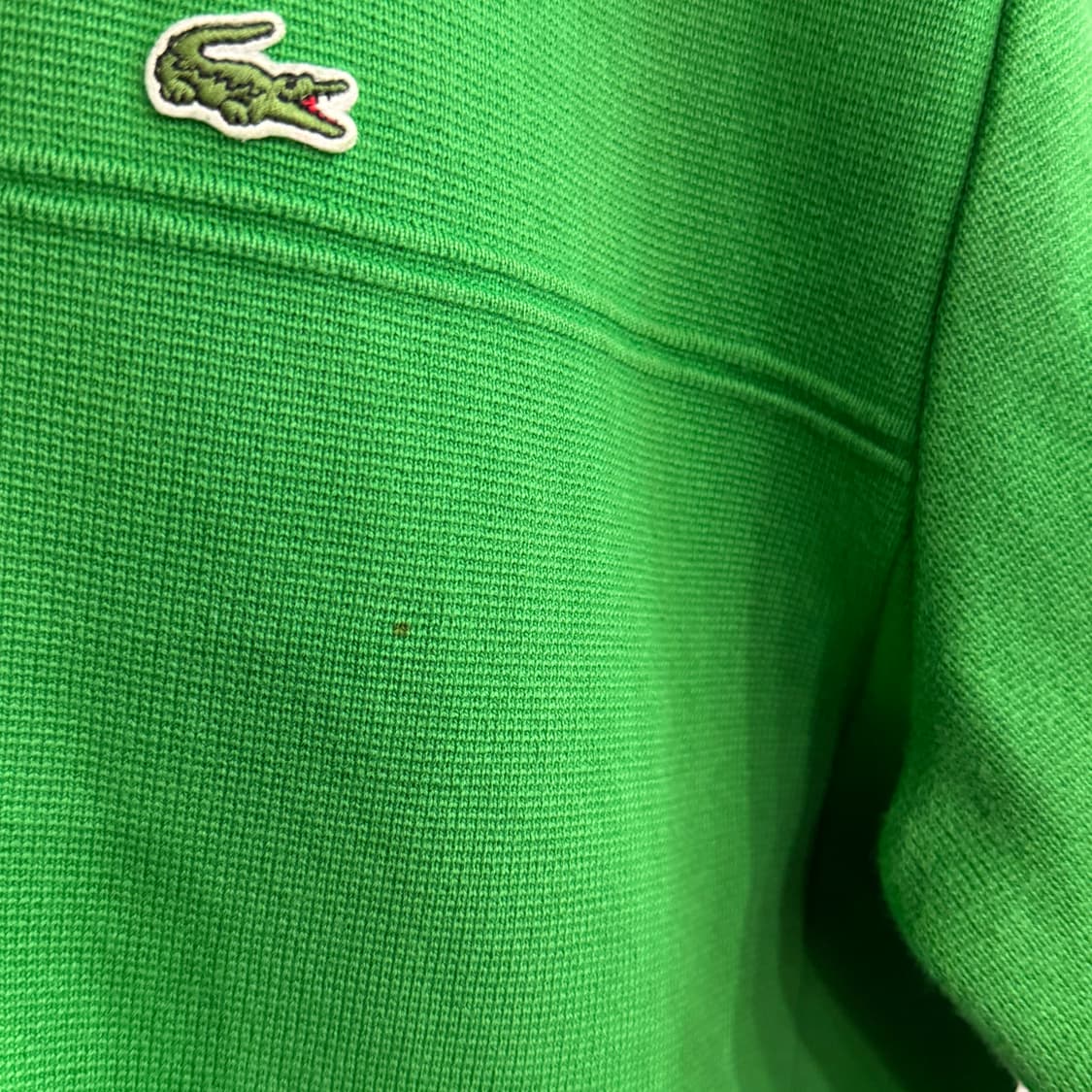 [100] 라코스테 니트 집업 그린 상품이미지6