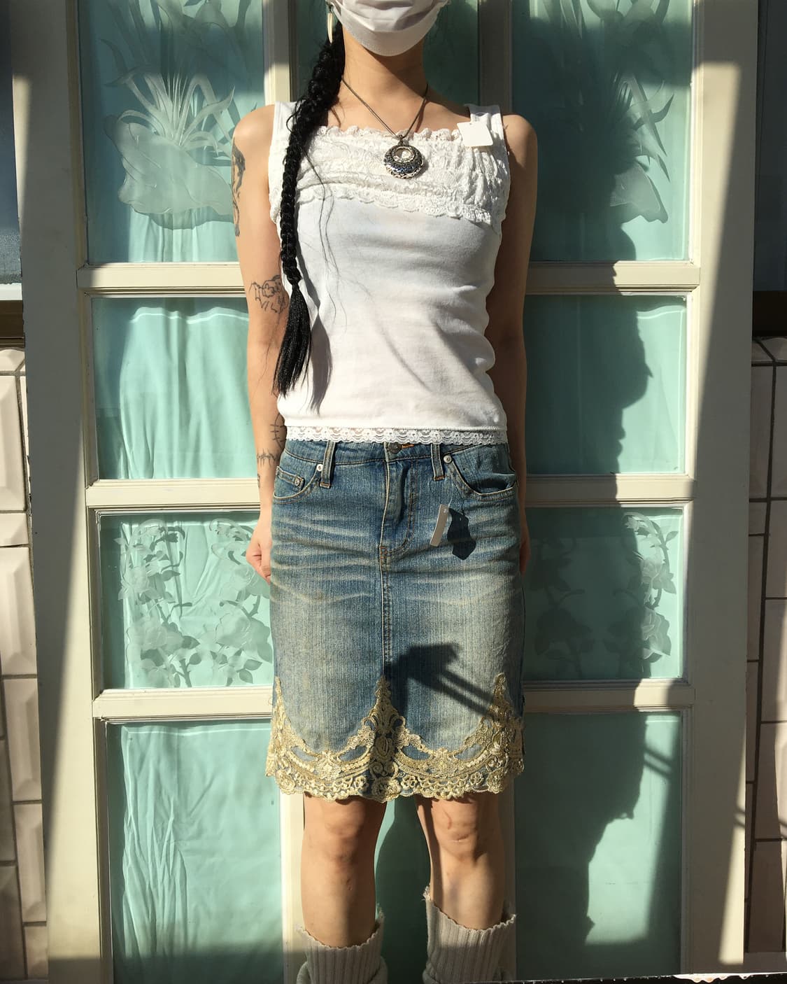 Lace point sleeveless 상품이미지6