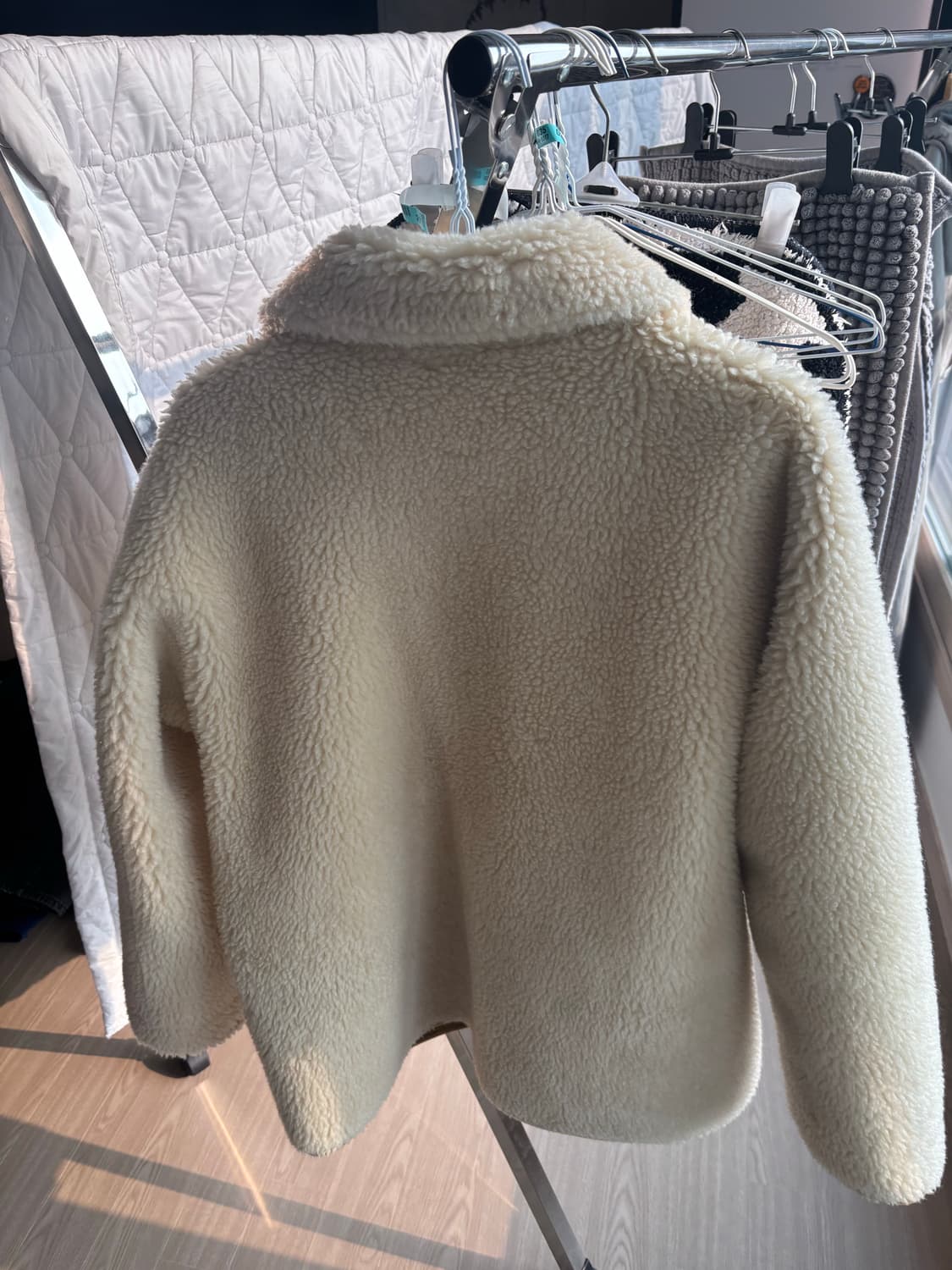 무스탕 (브라운/아이보리) 상품이미지2