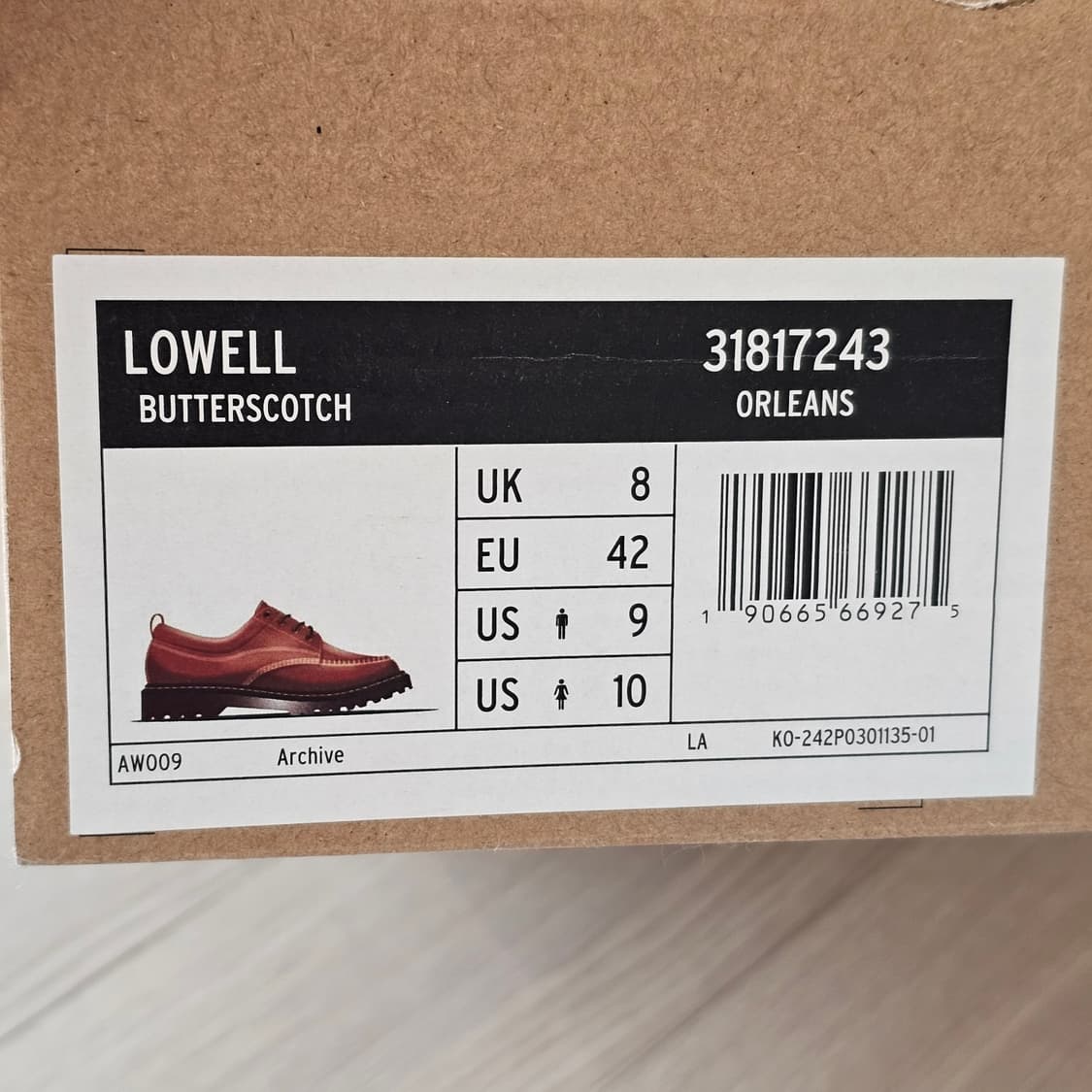 270 새제품) 닥터마틴 로웰 레더 목 토 슈즈 4EYE 구두 로퍼 워커 상품이미지6