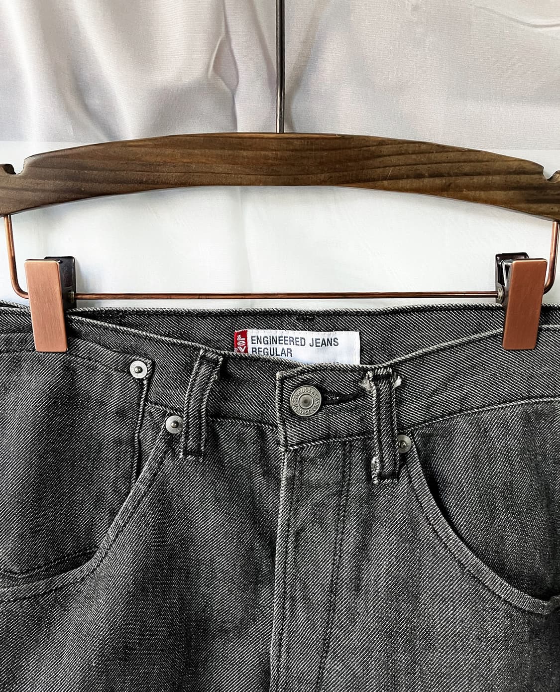 LEVI'S engineered regular black jeans 상품이미지9