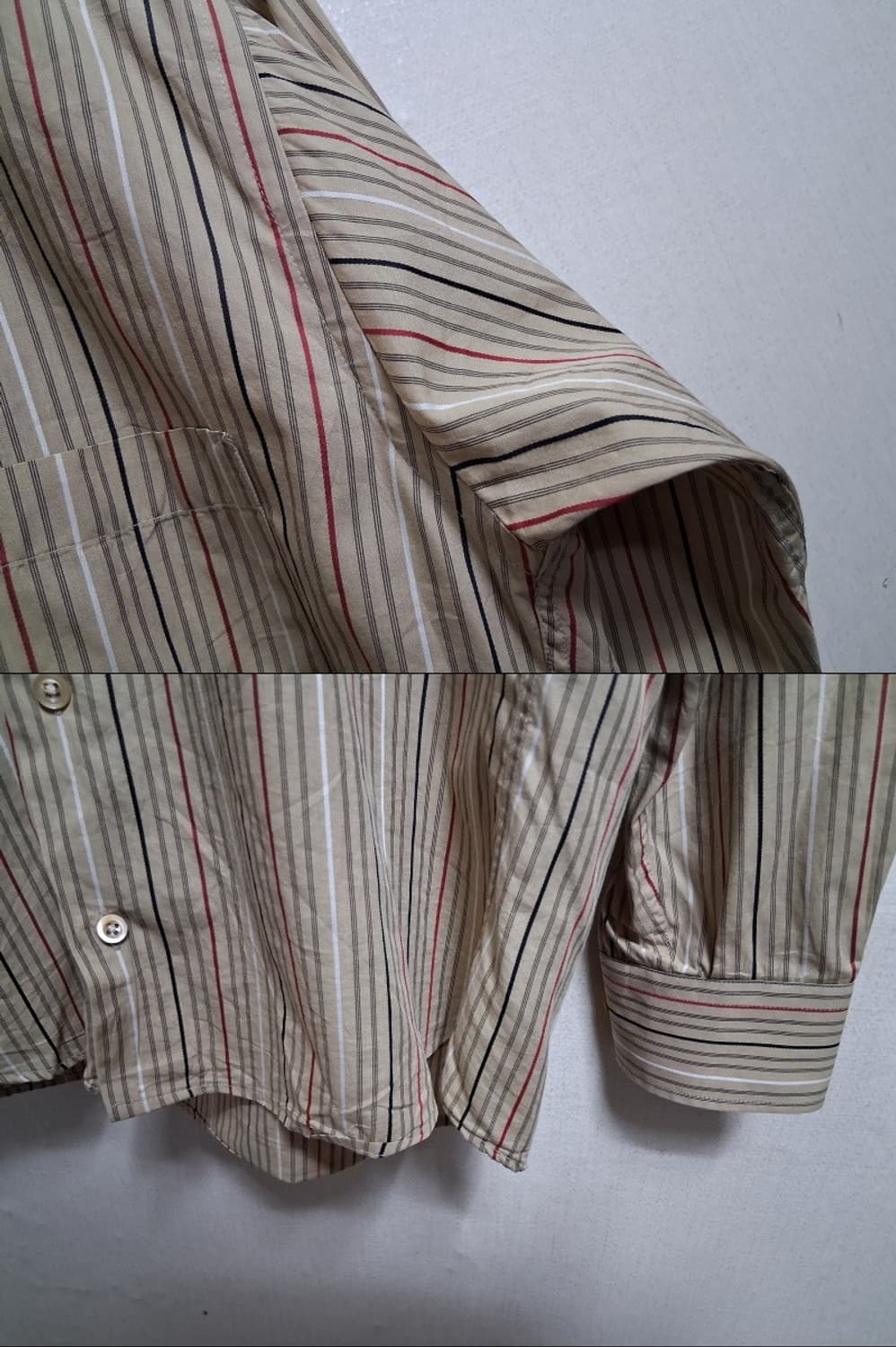 버버리 런던 스트라이프 면셔츠 드레스셔츠겸 캐쥬얼
100L 상품이미지4