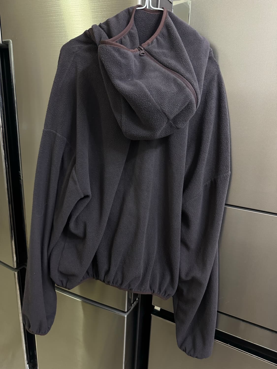 Paf 플리스 후드 브라운 M  상품이미지3