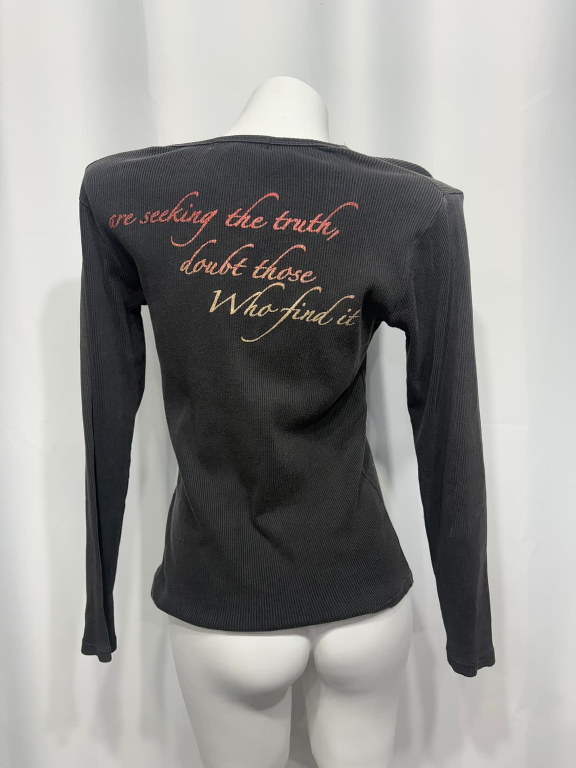 🎸블랙 재패니즈 레터링 프린팅 롱슬리브🎸 상품이미지5