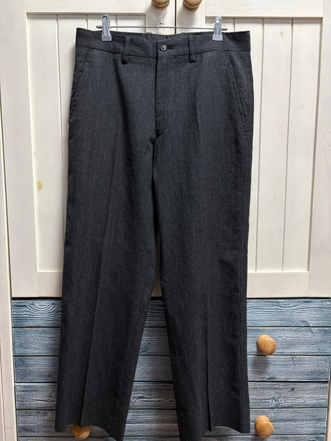 90s 90년대 이세이미야케 스트라이프 울 팬츠  상품이미지1