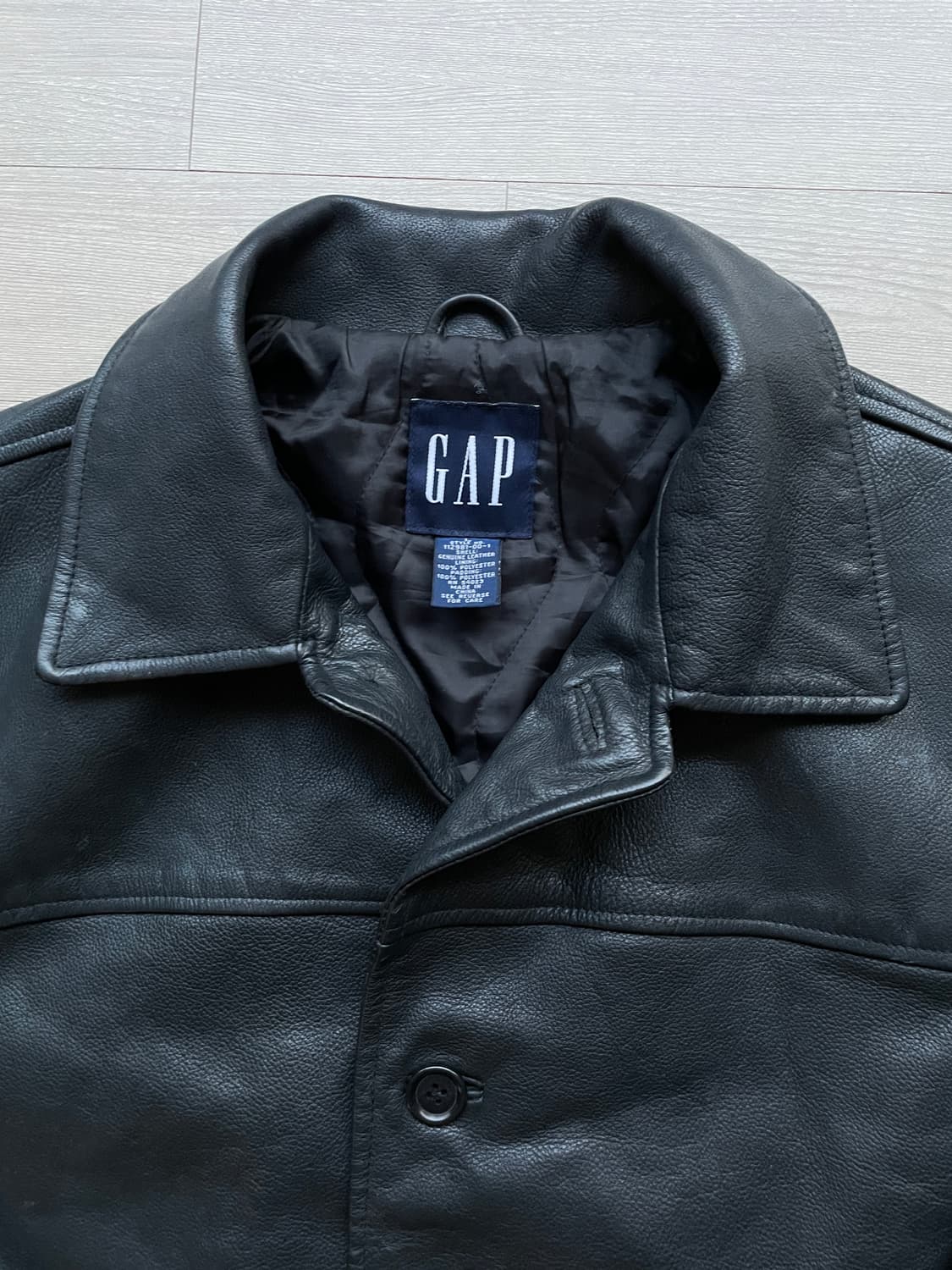 90s 올드갭 레더 카코트 gap carcoat 상품이미지4