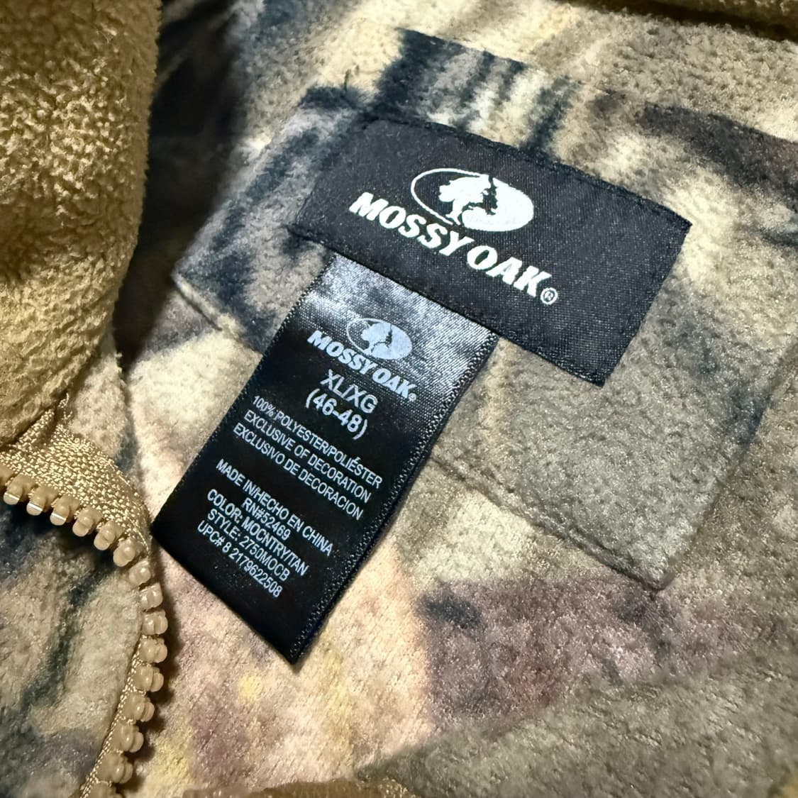 Realtree Zip-Up Fleece 상품이미지7