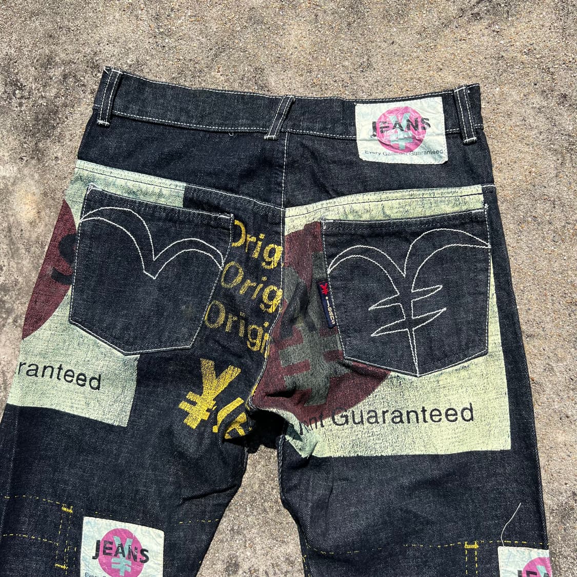 Yen Jeans 페인팅 데님 팬츠 상품이미지9