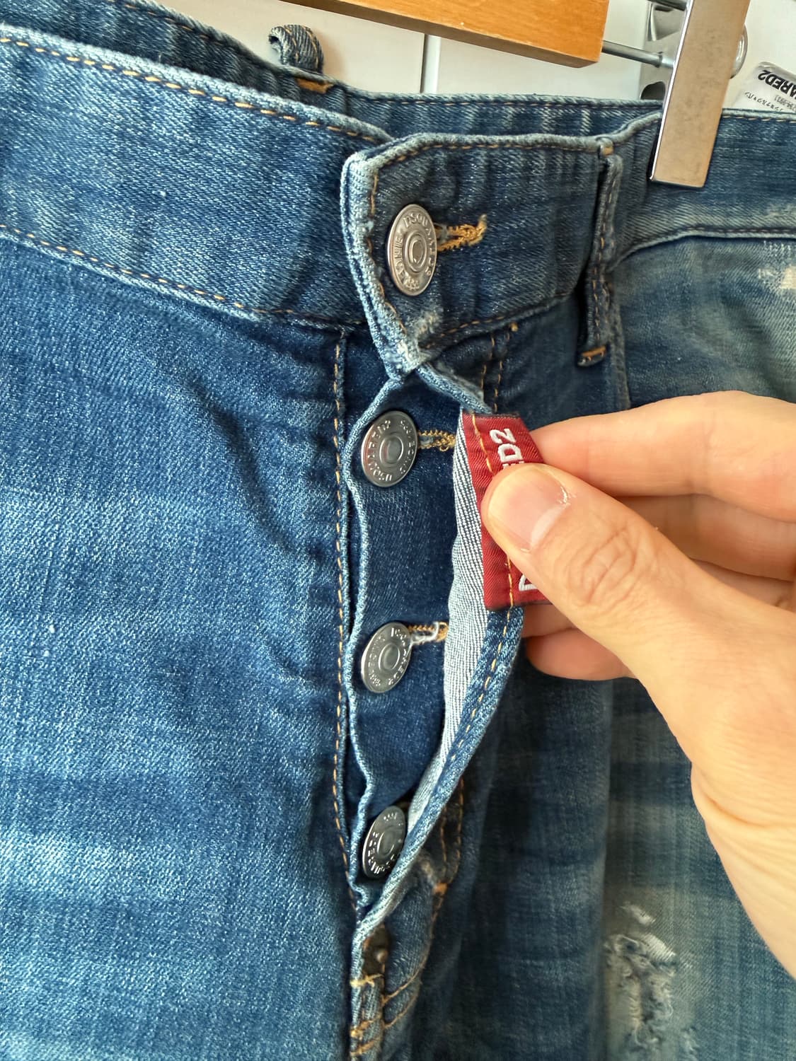 디스퀘어드 DSQ D2 디퀘 쿨가이진 데님 청바지 56사이즈 정품 쿨가이 상품이미지2