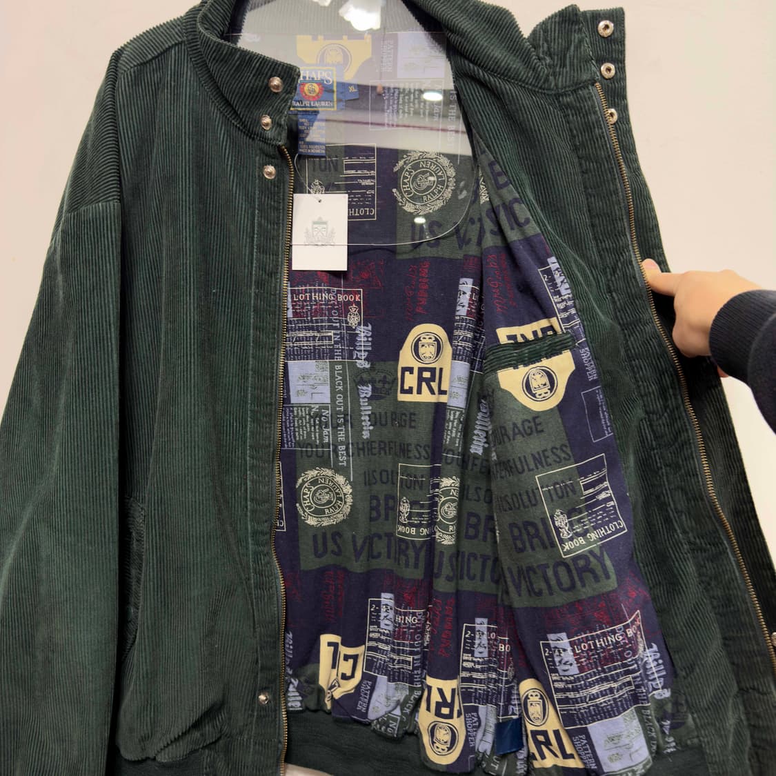 80s 찹스 랄프로렌 코듀로이 자켓 상품이미지4