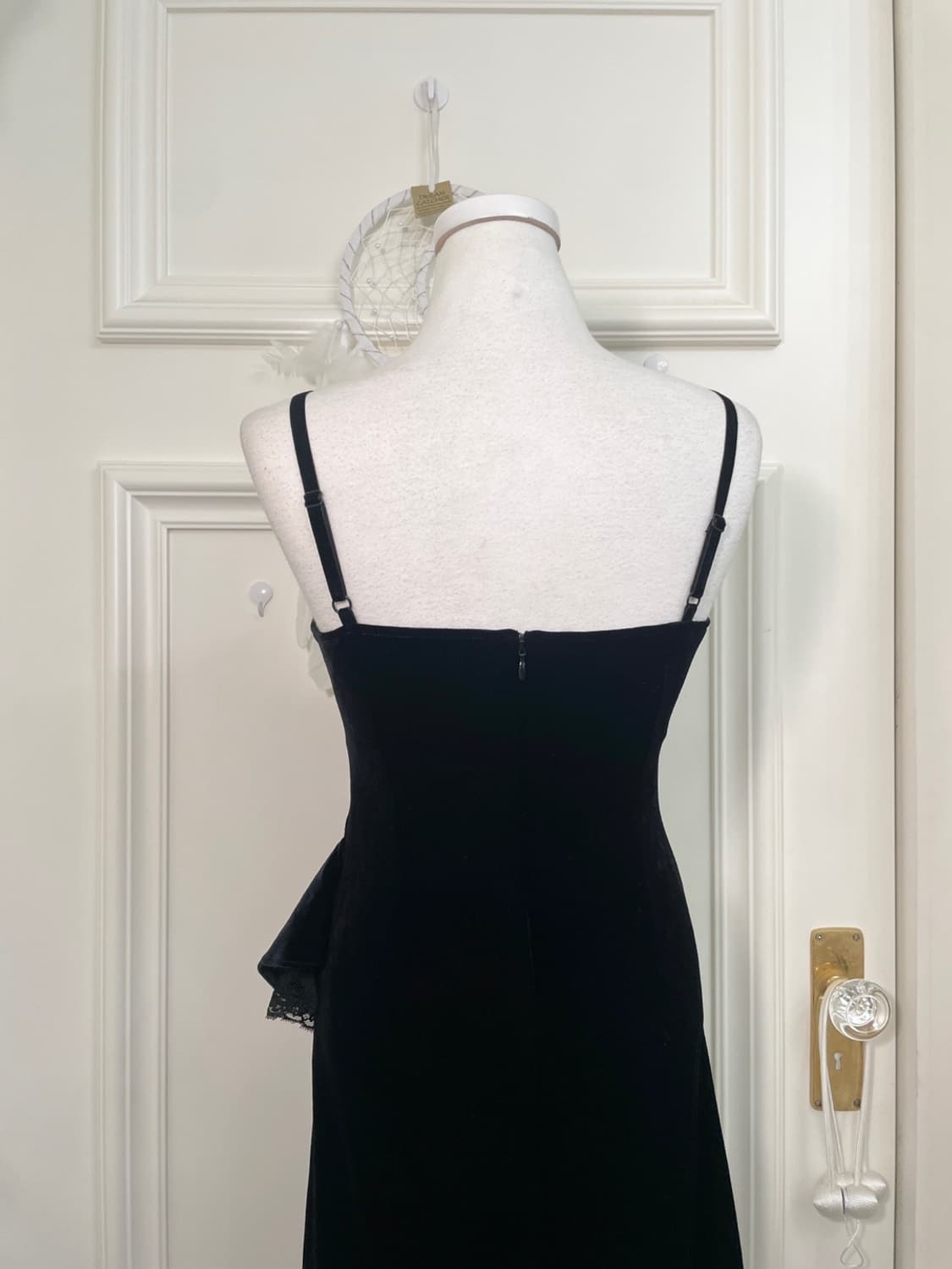 black velvet lace ruffle bow point opc 상품이미지4